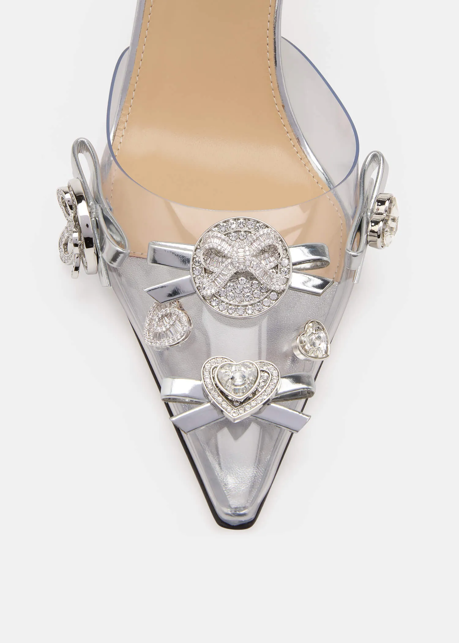 Crystal Button PVC Pumps sold by MACH & MACH product image thumbnail 5