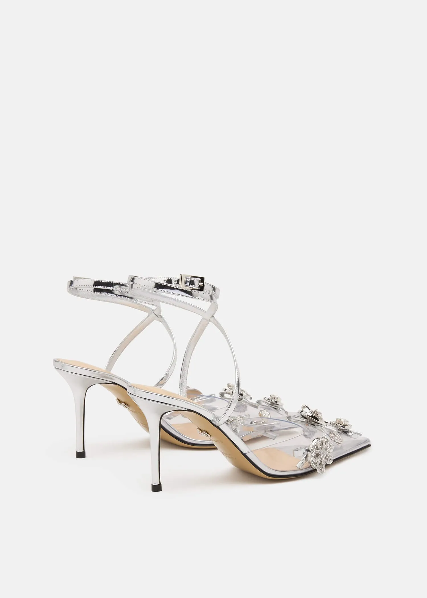 Crystal Button PVC Pumps sold by MACH & MACH product image thumbnail 4