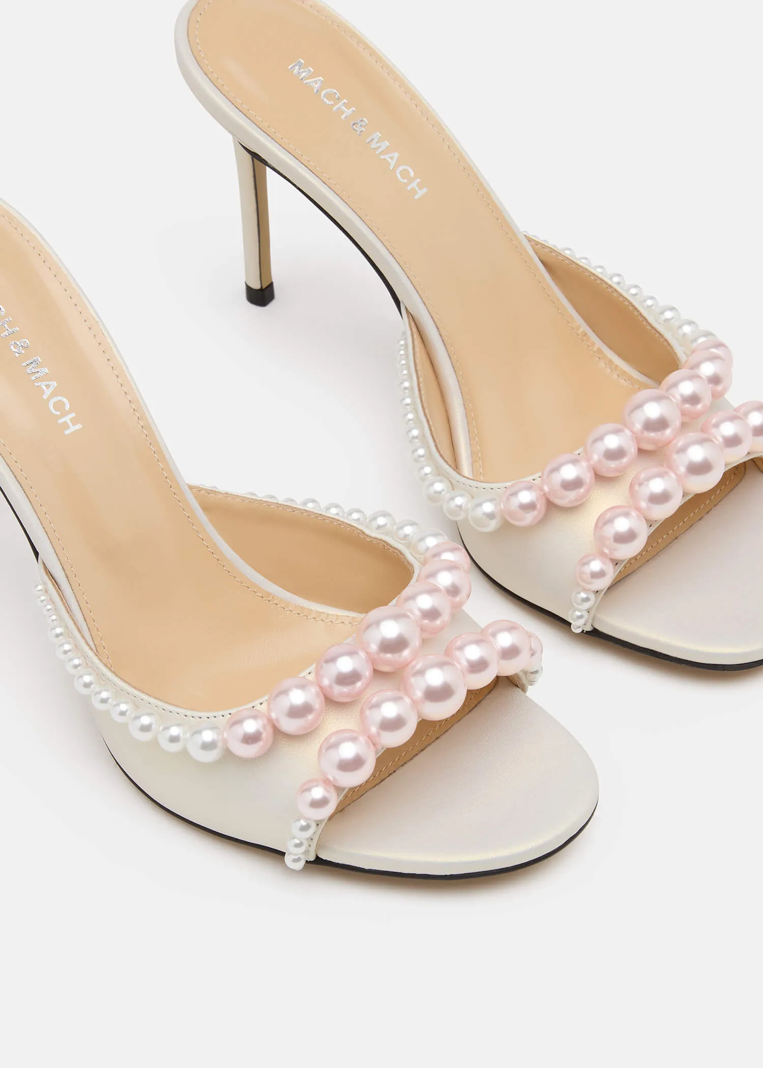 Sirene Leather Mules sold by MACH & MACH product image thumbnail 5