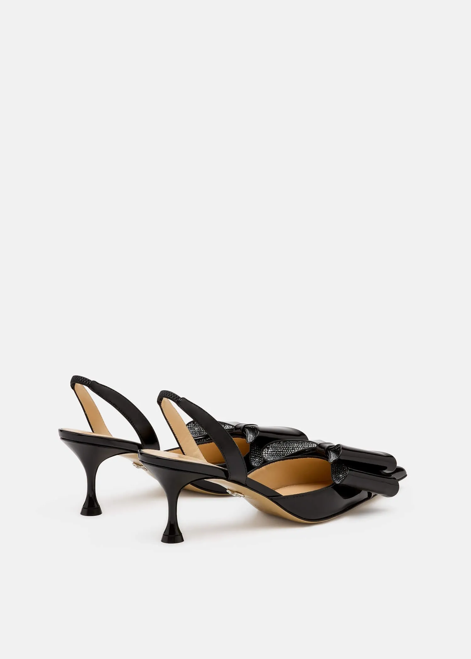 Le Cadeau Patent Slingbacks sold by MACH & MACH product image thumbnail 4