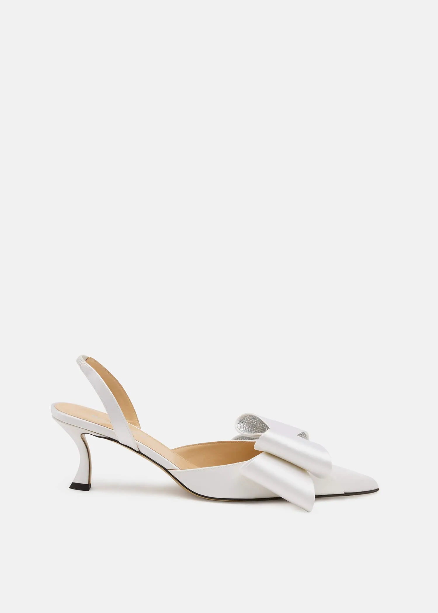 Le Cadeau Satin Slingbacks sold by MACH & MACH