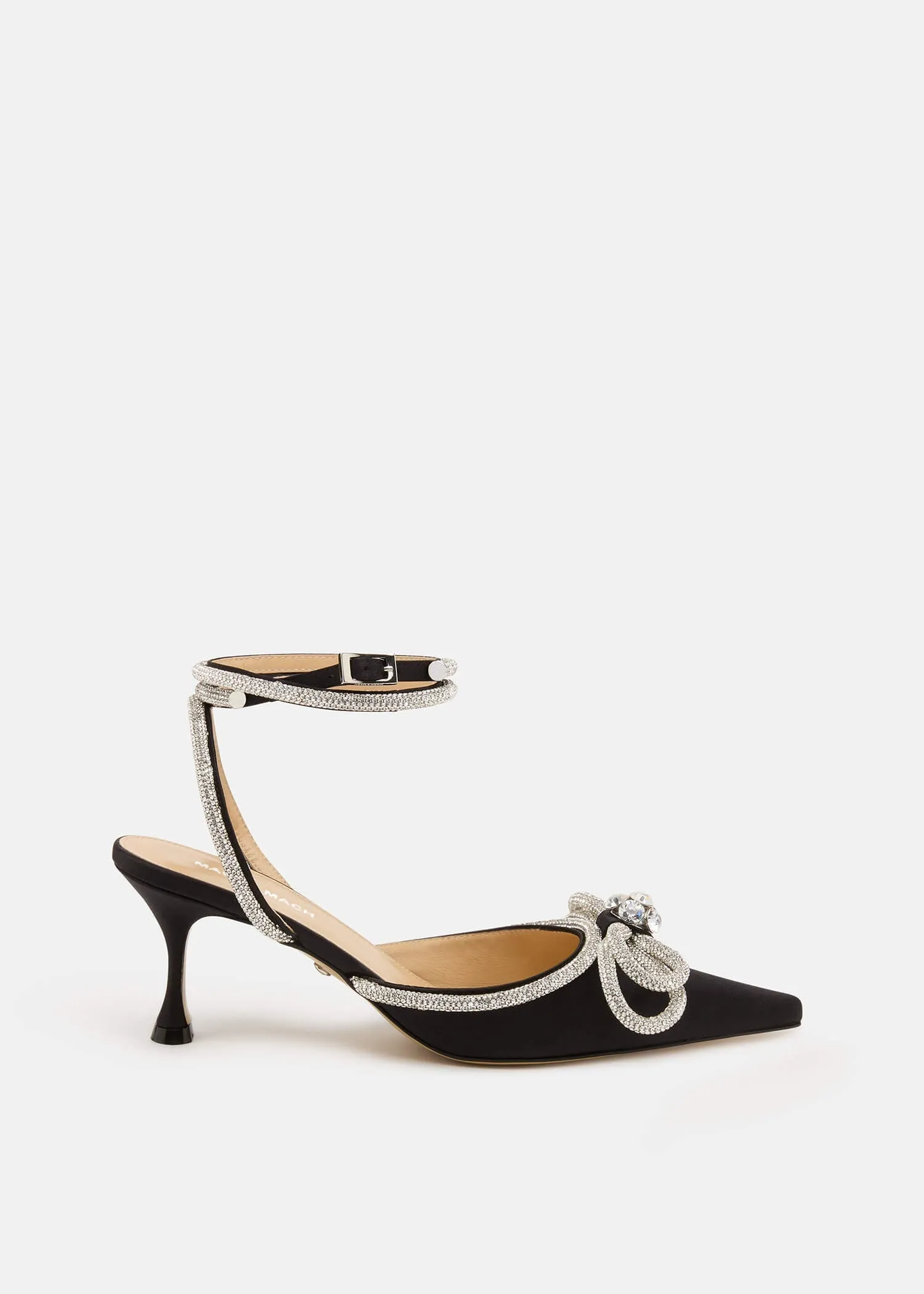 Double Bow Satin Pumps sold by MACH & MACH