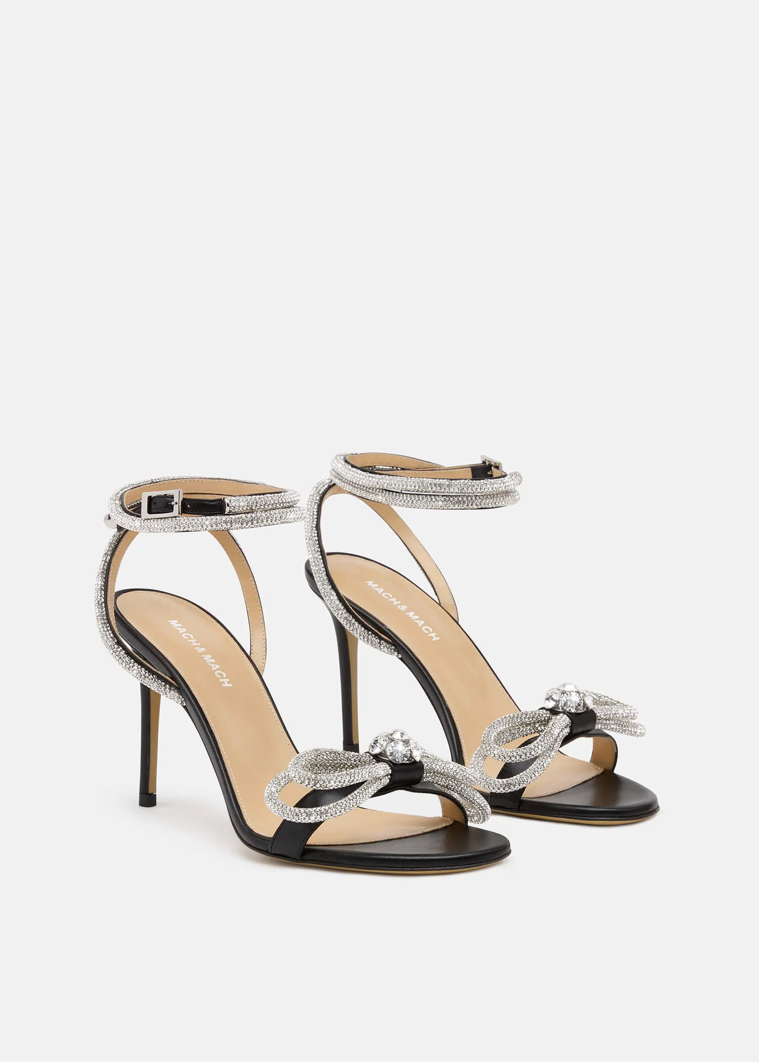 Double Bow Leather Sandals sold by MACH & MACH product image thumbnail 2