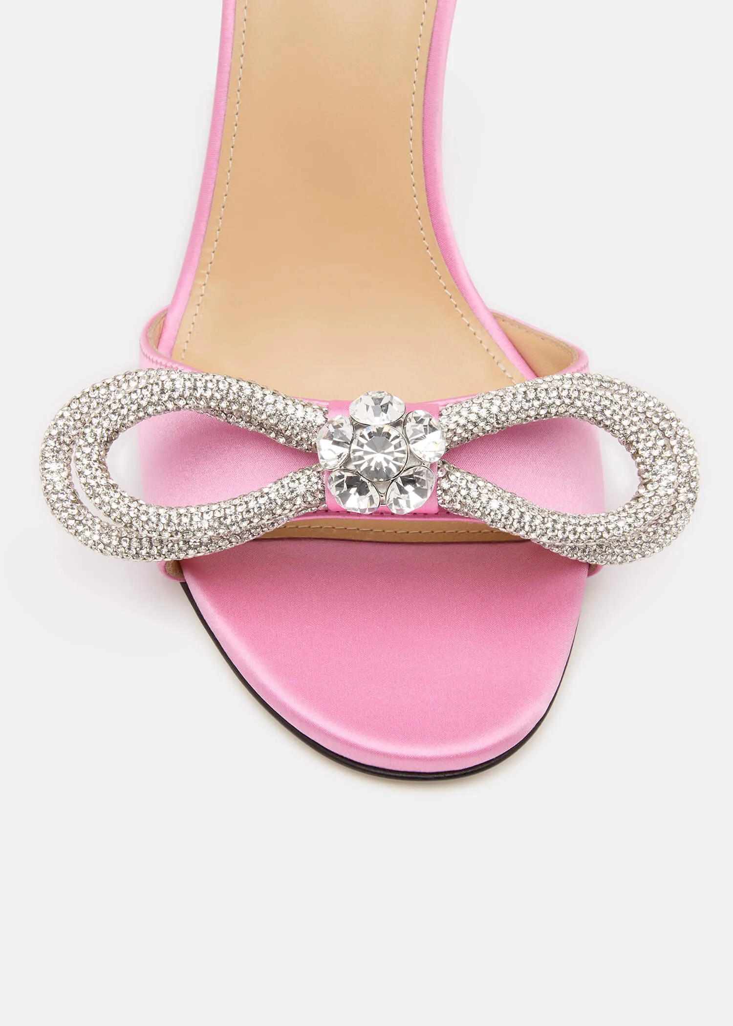 Double Bow Satin Mules sold by MACH & MACH product image thumbnail 5