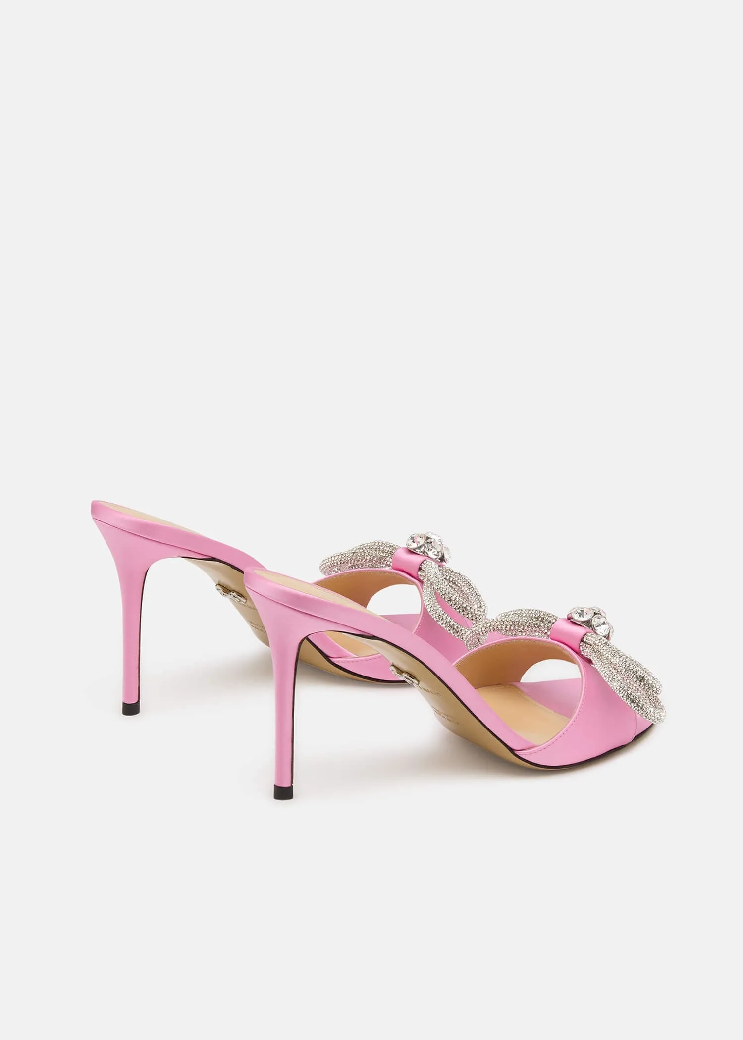 Double Bow Satin Mules sold by MACH & MACH product image thumbnail 4