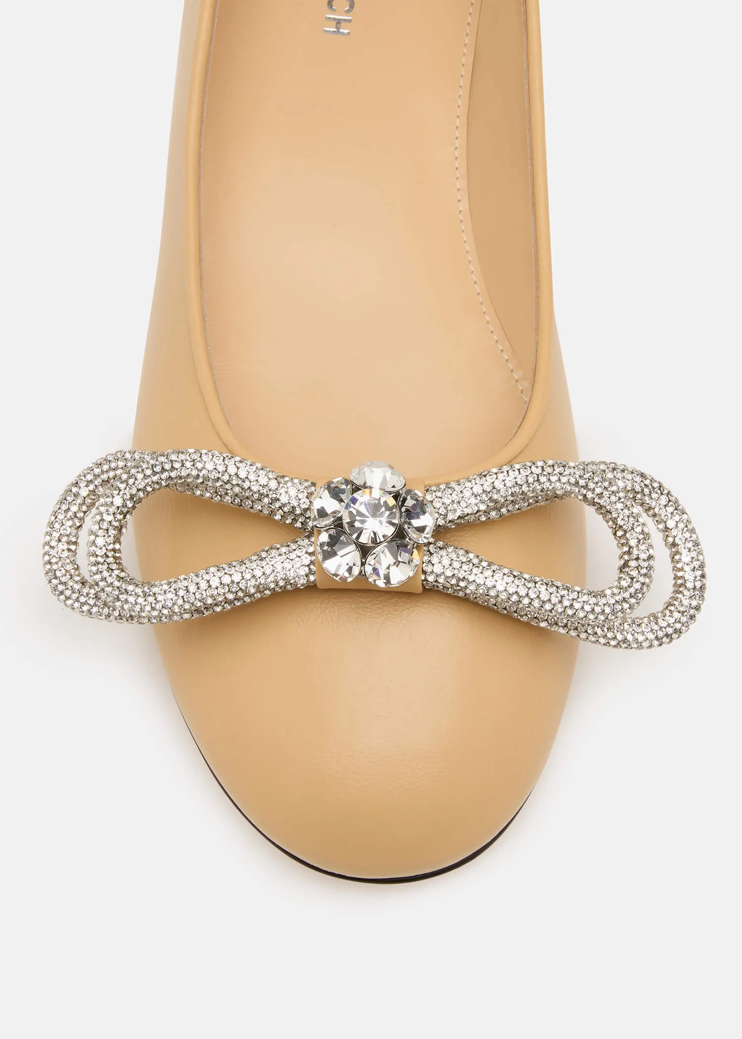 Double Bow Leather Flats sold by MACH & MACH product image thumbnail 5