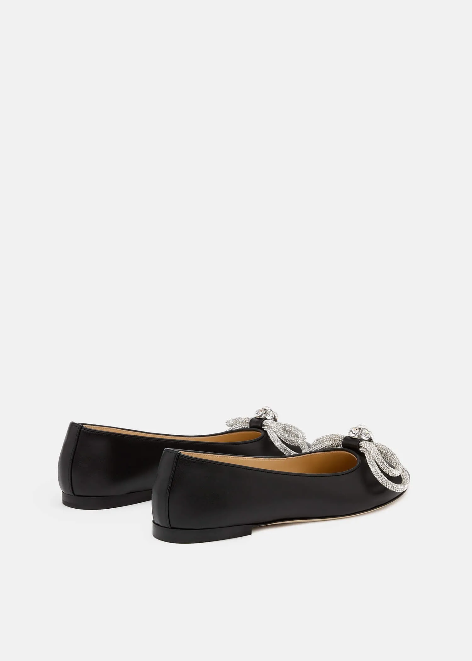 Double Bow Leather Flats sold by MACH & MACH product image thumbnail 4