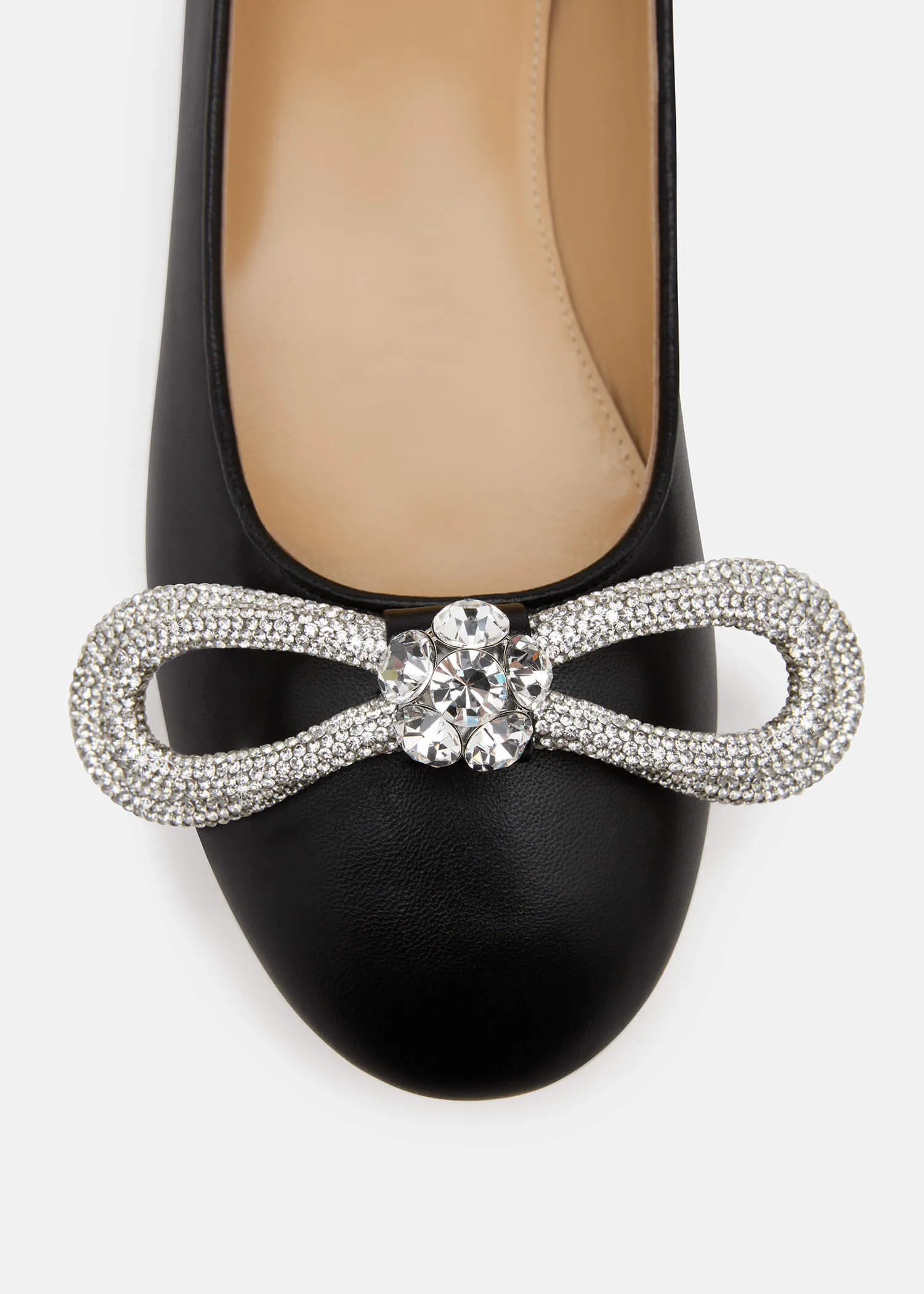 Double Bow Leather Flats sold by MACH & MACH product image thumbnail 5