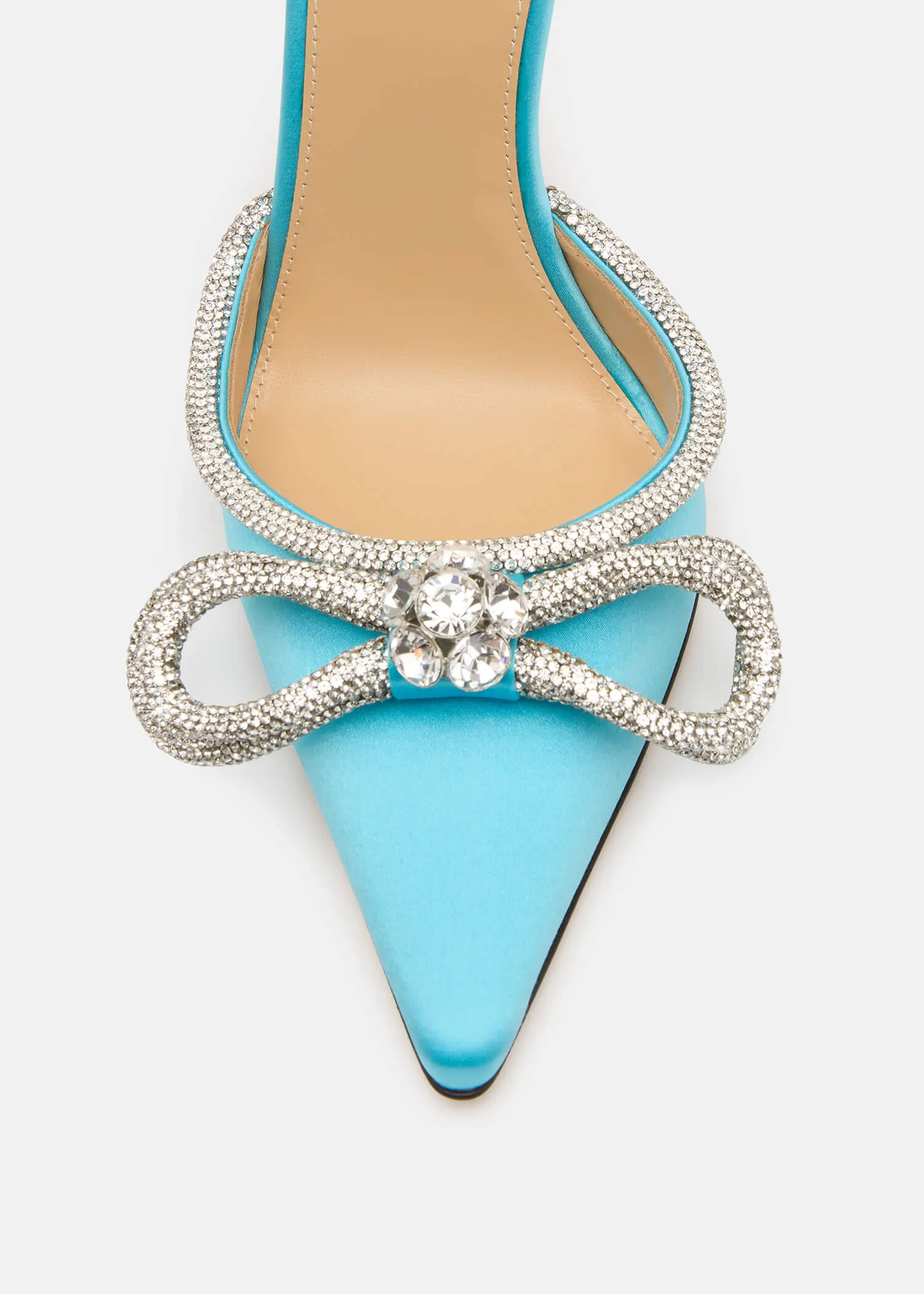 Double Bow Satin Pumps sold by MACH & MACH product image thumbnail 5