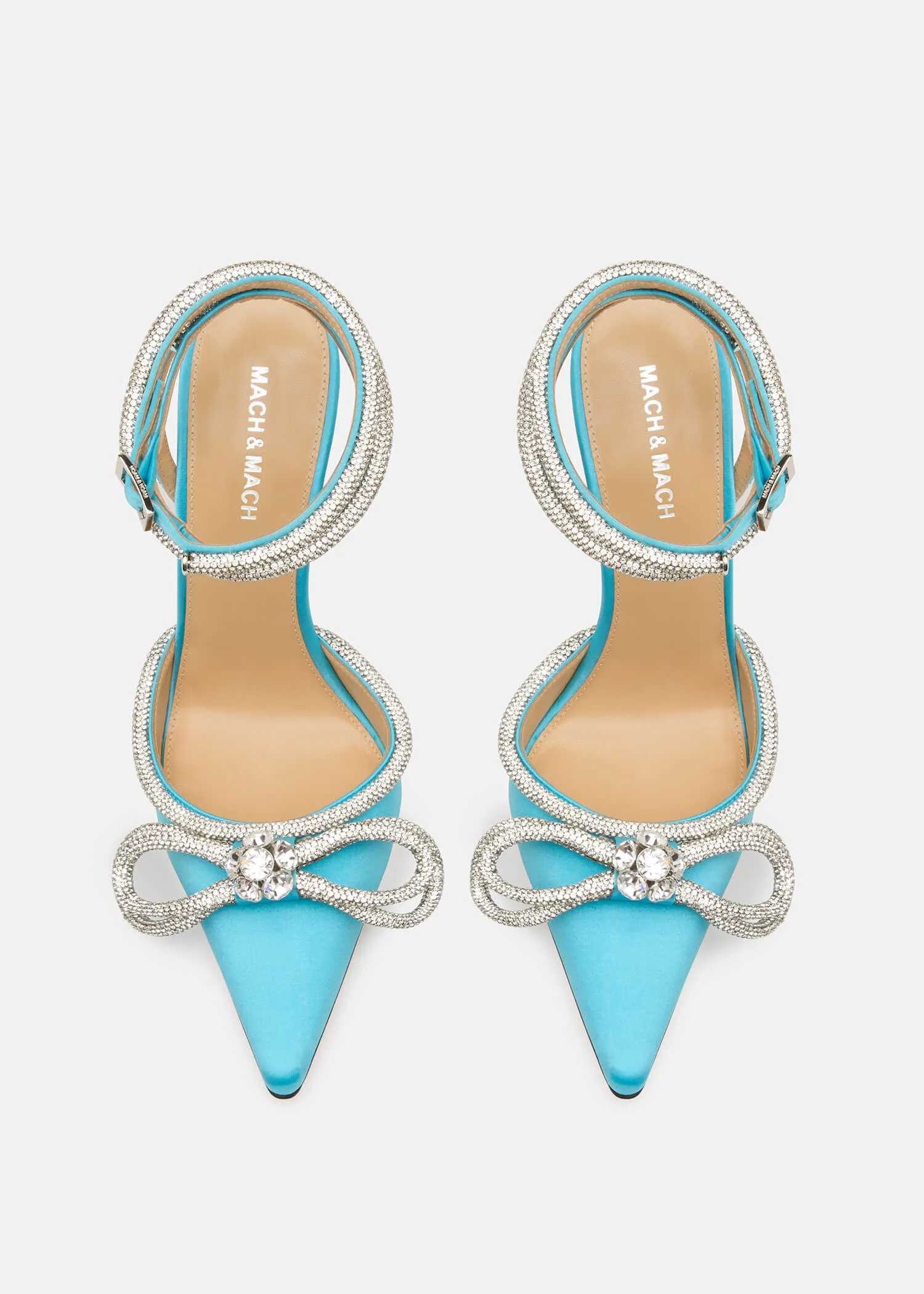 Double Bow Satin Pumps sold by MACH & MACH product image thumbnail 3