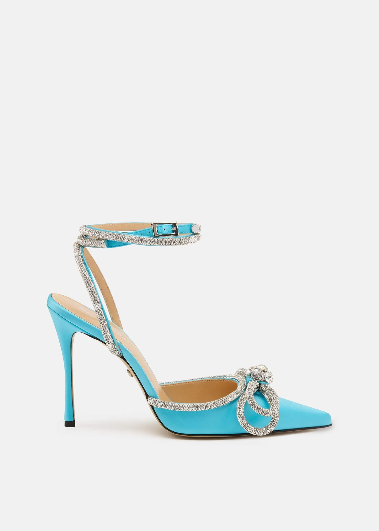 Double Bow Satin Pumps sold by MACH & MACH