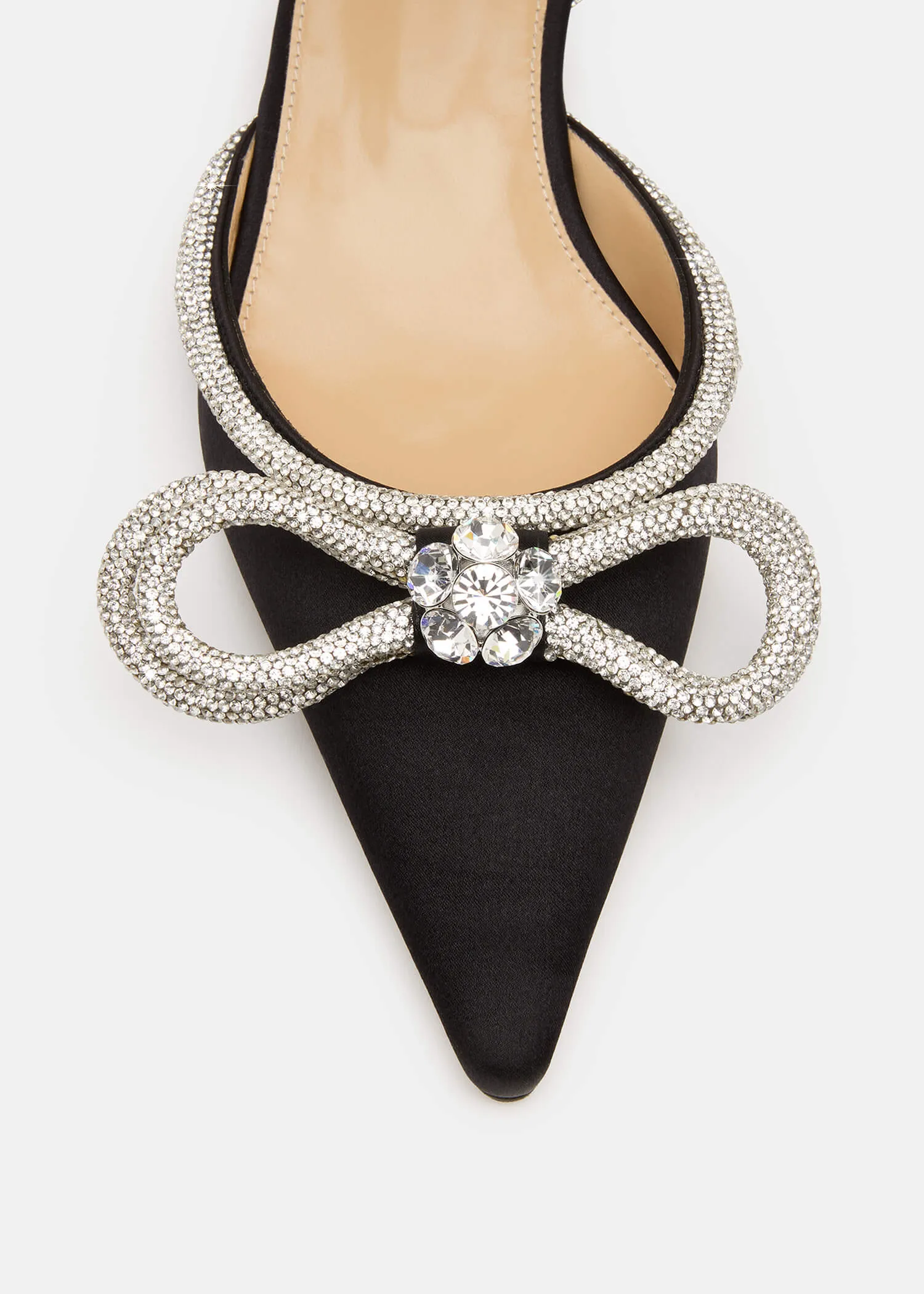 Double Bow Satin Flats sold by MACH & MACH product image thumbnail 5