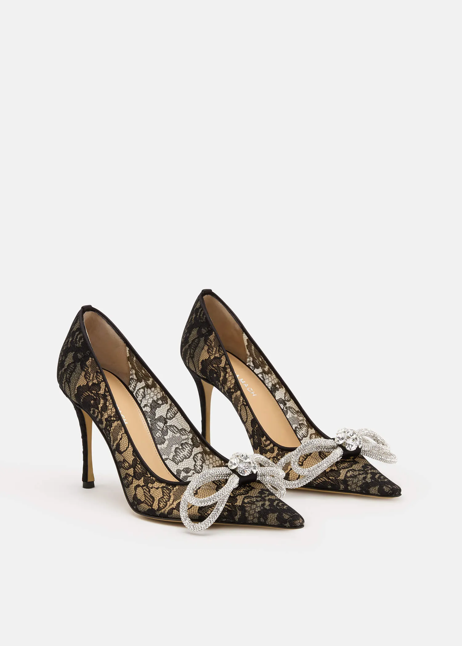 Double Bow Lace Pumps sold by MACH & MACH product image thumbnail 2