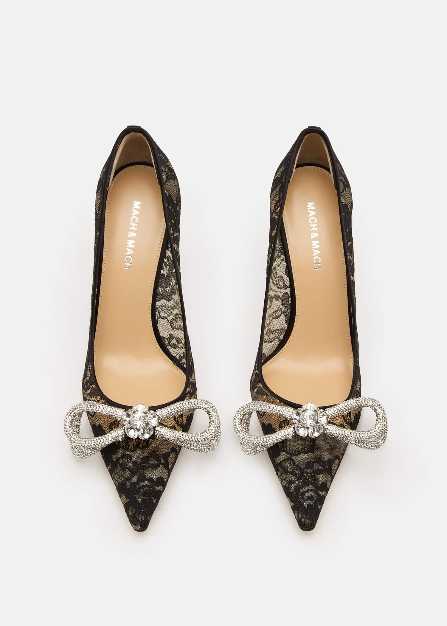 Double Bow Lace Pumps sold by MACH & MACH product image thumbnail 3
