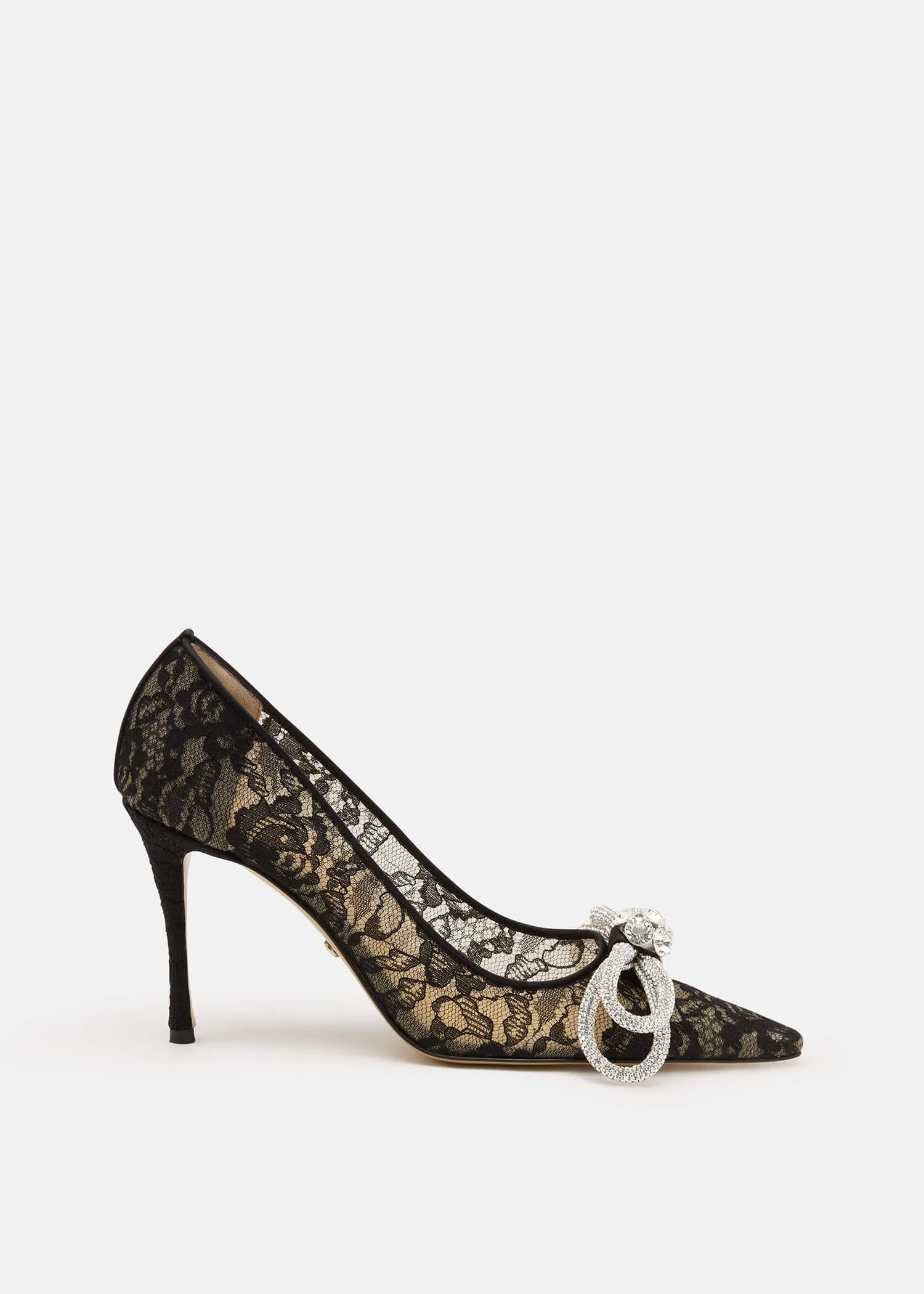 Double Bow Lace Pumps sold by MACH & MACH