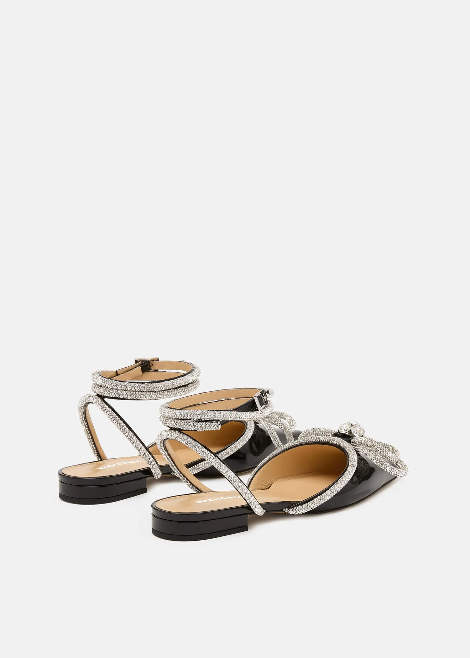 Double Bow Patent Flats sold by MACH & MACH product image thumbnail 4