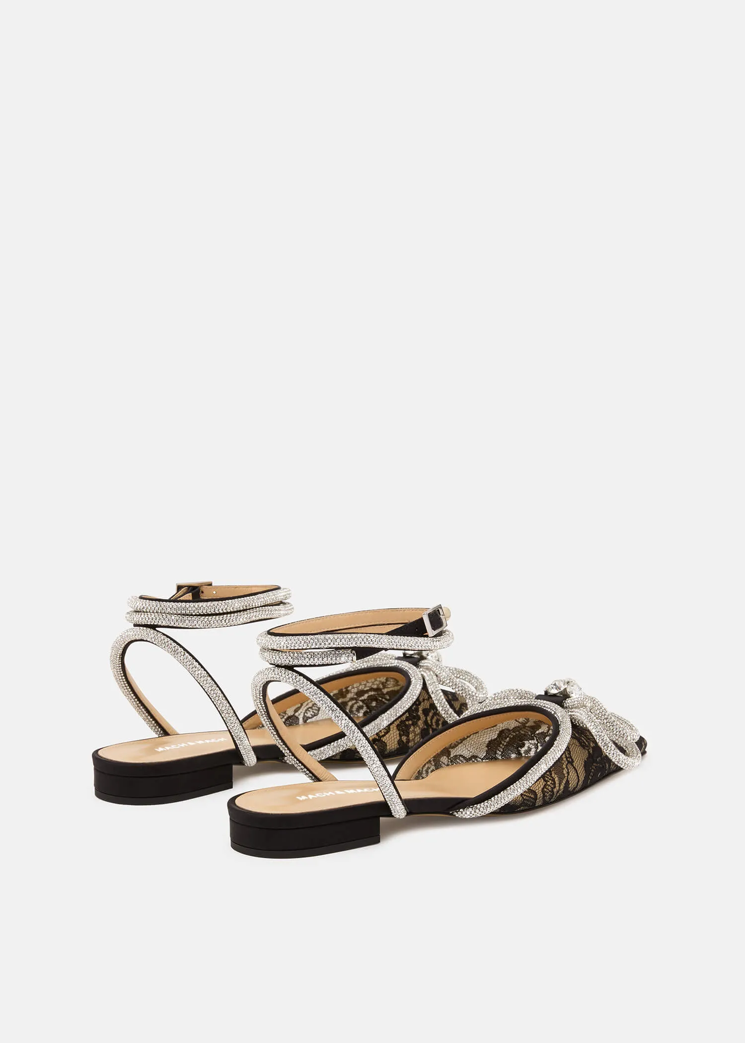 Double Bow Lace Flats sold by MACH & MACH product image thumbnail 4