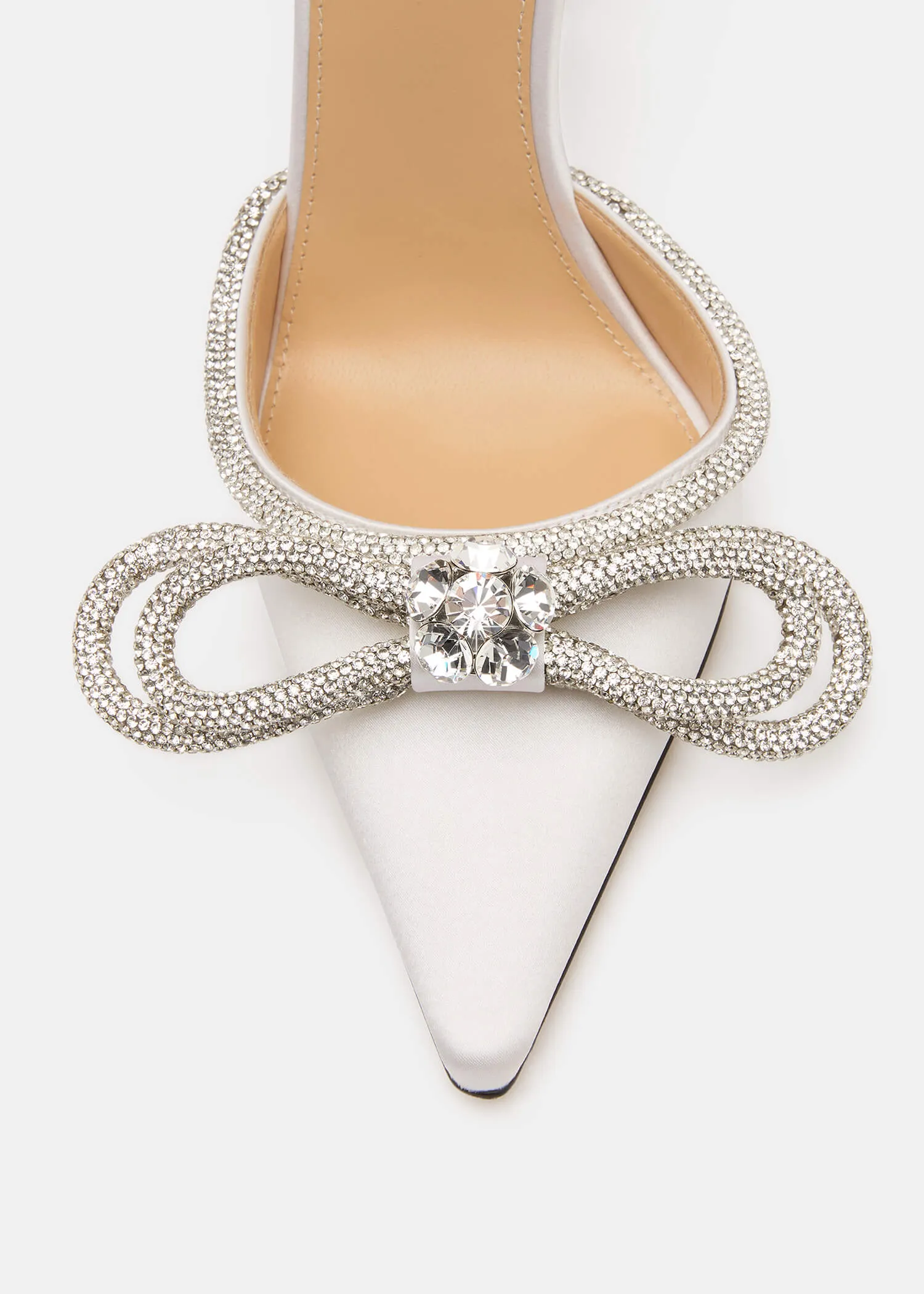Double Bow Satin Pumps sold by MACH & MACH product image thumbnail 5