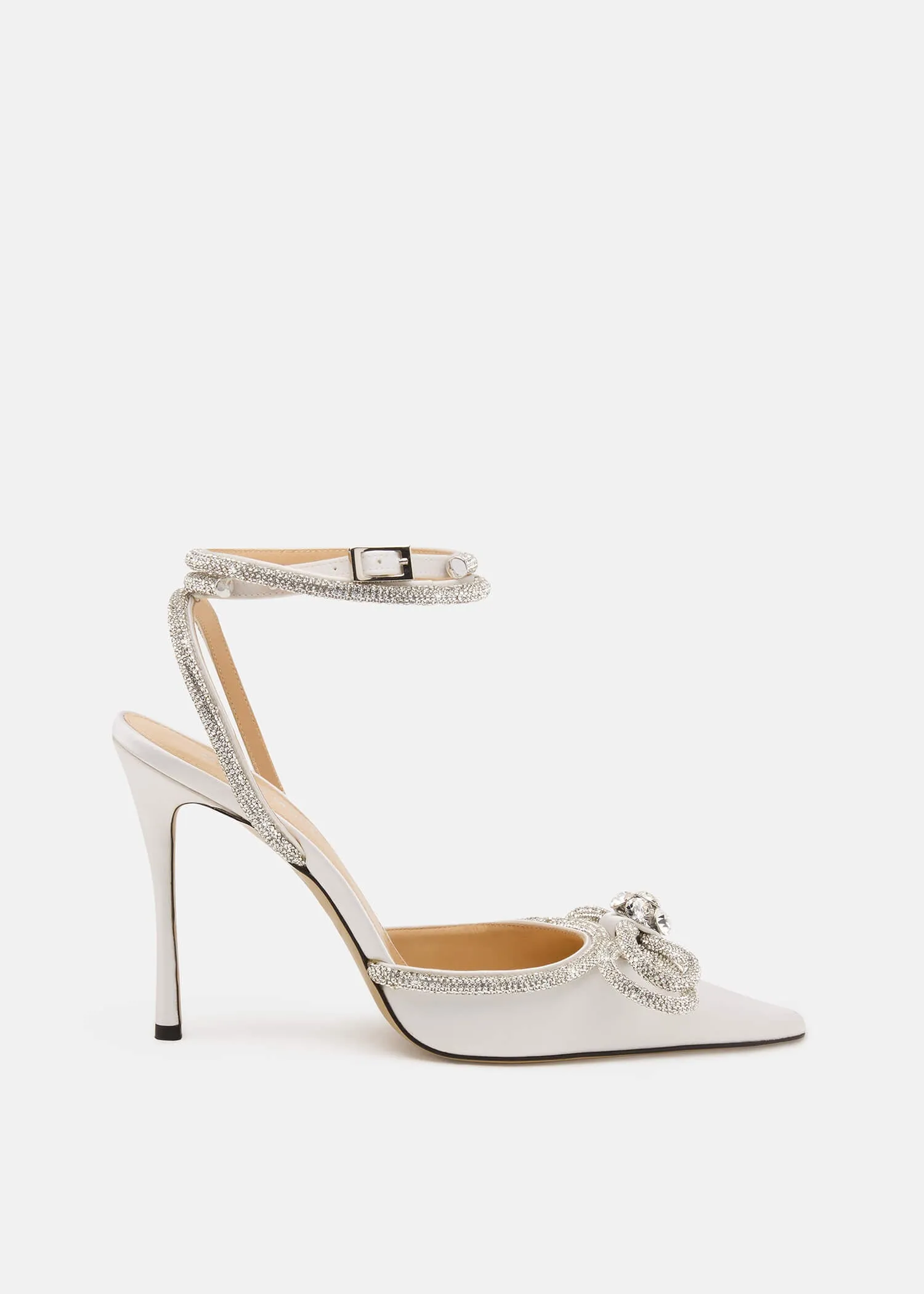 Double Bow Satin Pumps sold by MACH & MACH