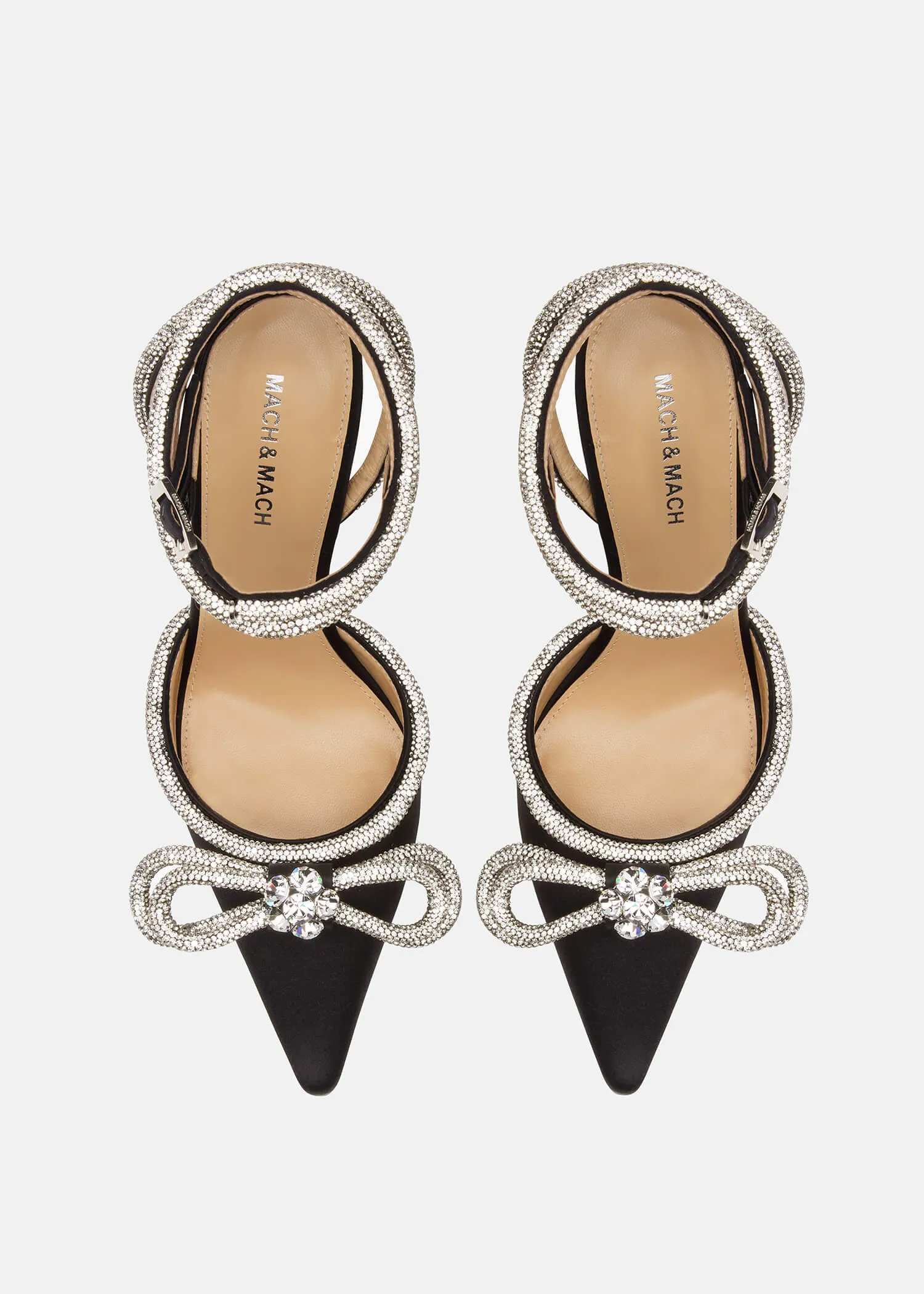 Double Bow Satin Pumps sold by MACH & MACH product image thumbnail 3