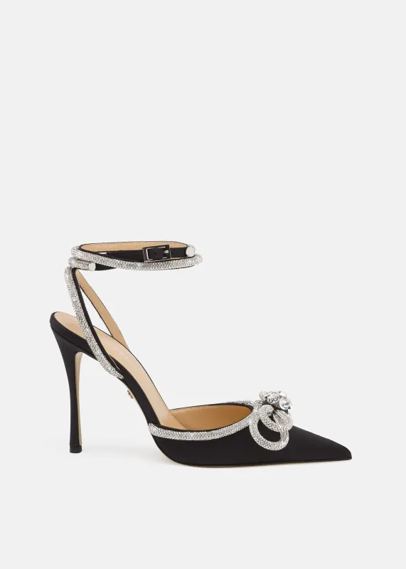 Double Bow Satin Pumps sold by MACH & MACH