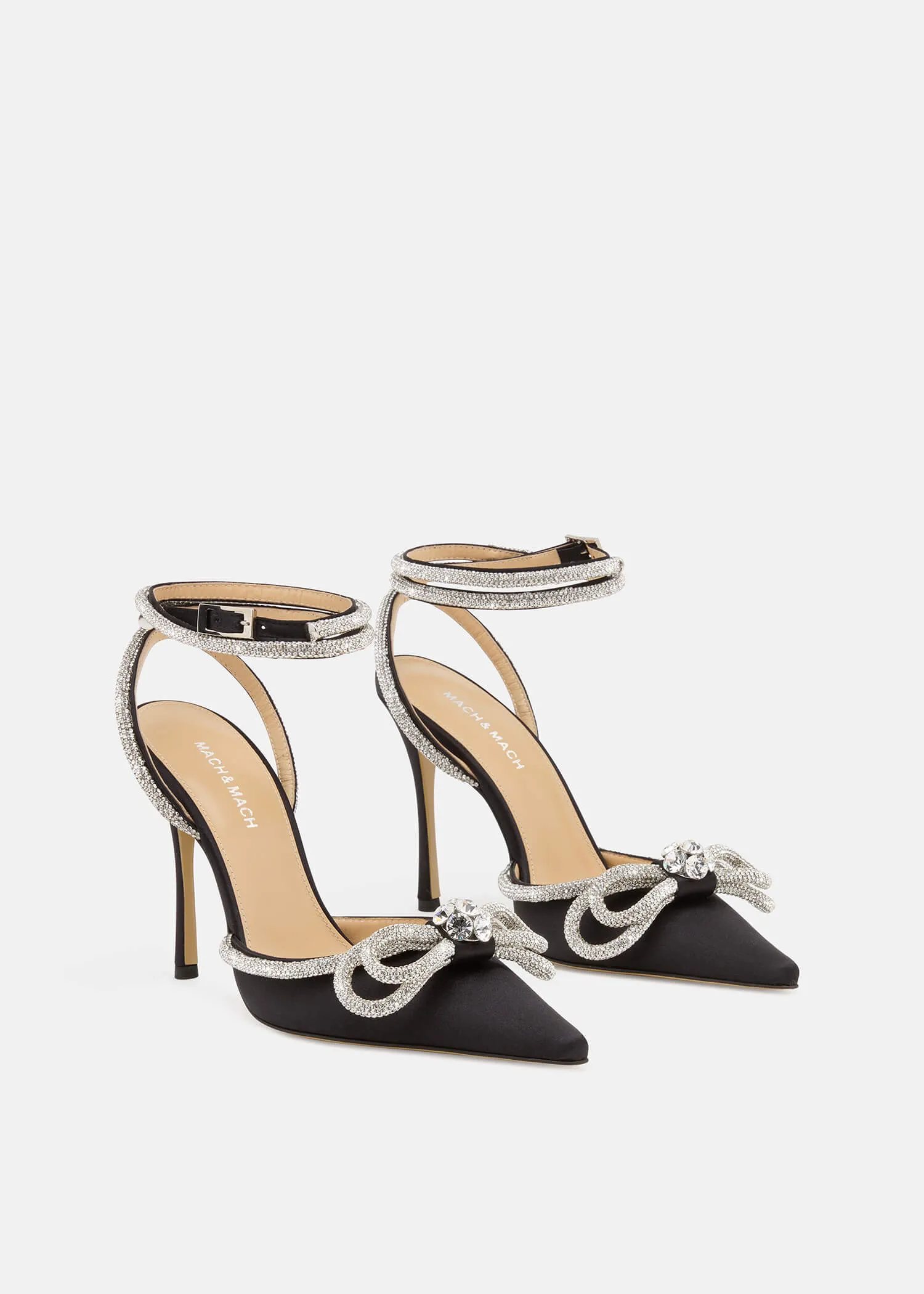 Double Bow Satin Pumps sold by MACH & MACH product image thumbnail 2