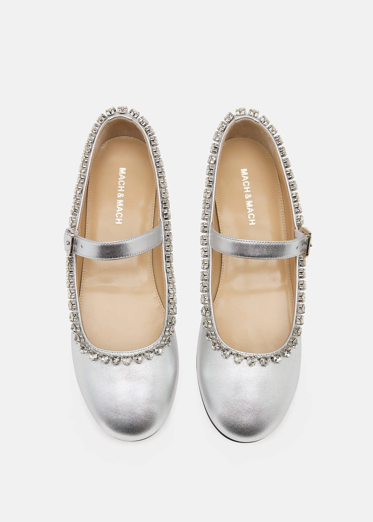 Audrey Metallic Flats sold by MACH & MACH product image thumbnail 3