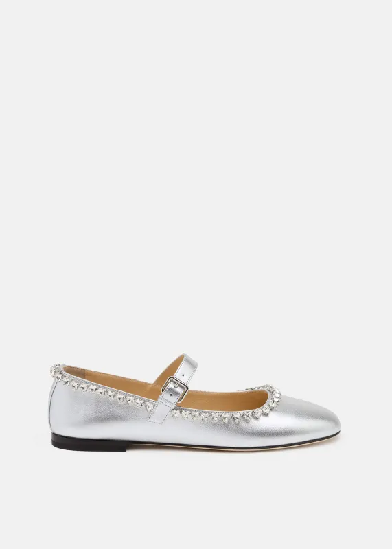 Audrey Metallic Flats sold by MACH & MACH