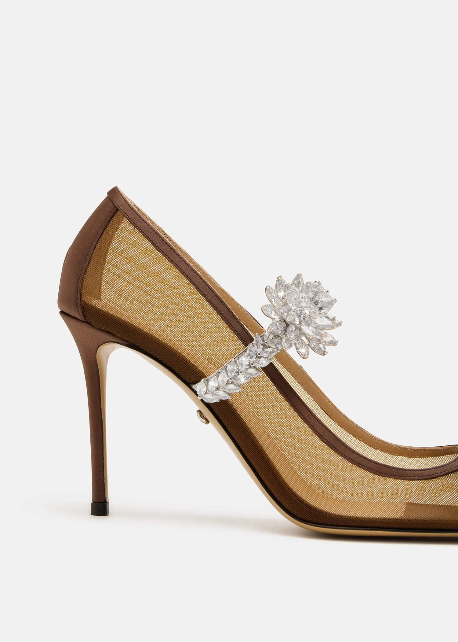 Lotus Flower Mesh Pumps sold by MACH & MACH product image thumbnail 5