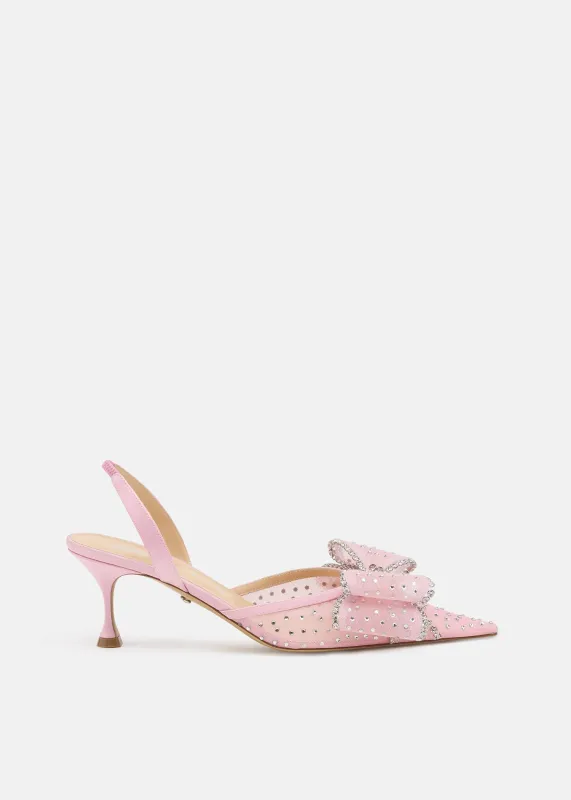 Le Cadeau Mesh Slingbacks made by MACH & MACH