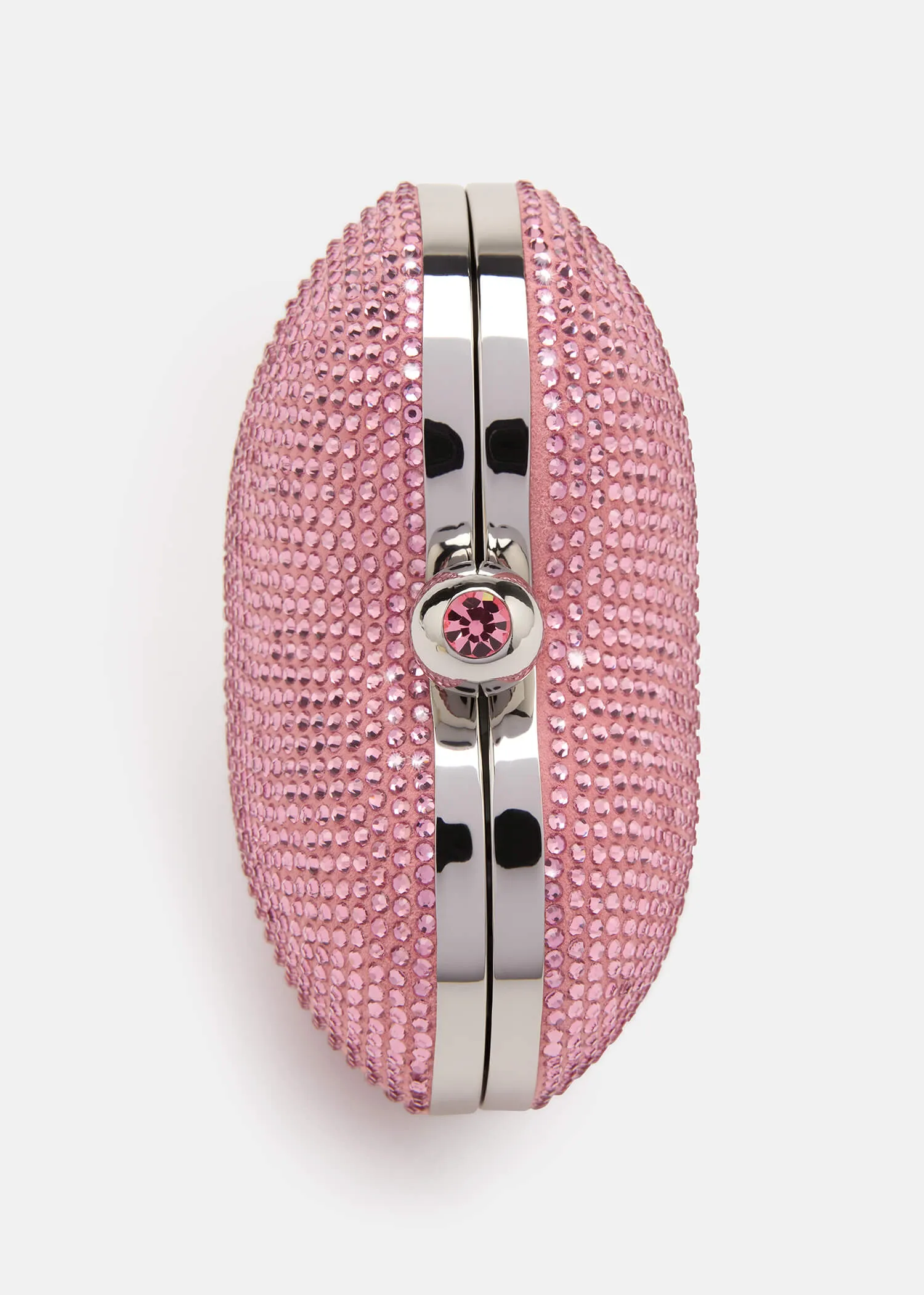 Crystal Heart Suede Clutch sold by MACH & MACH product image thumbnail 5