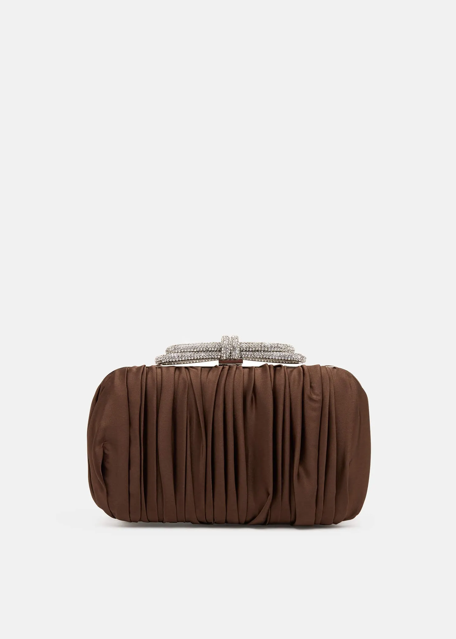 Double Bow Satin Clutch sold by MACH & MACH product image thumbnail 4