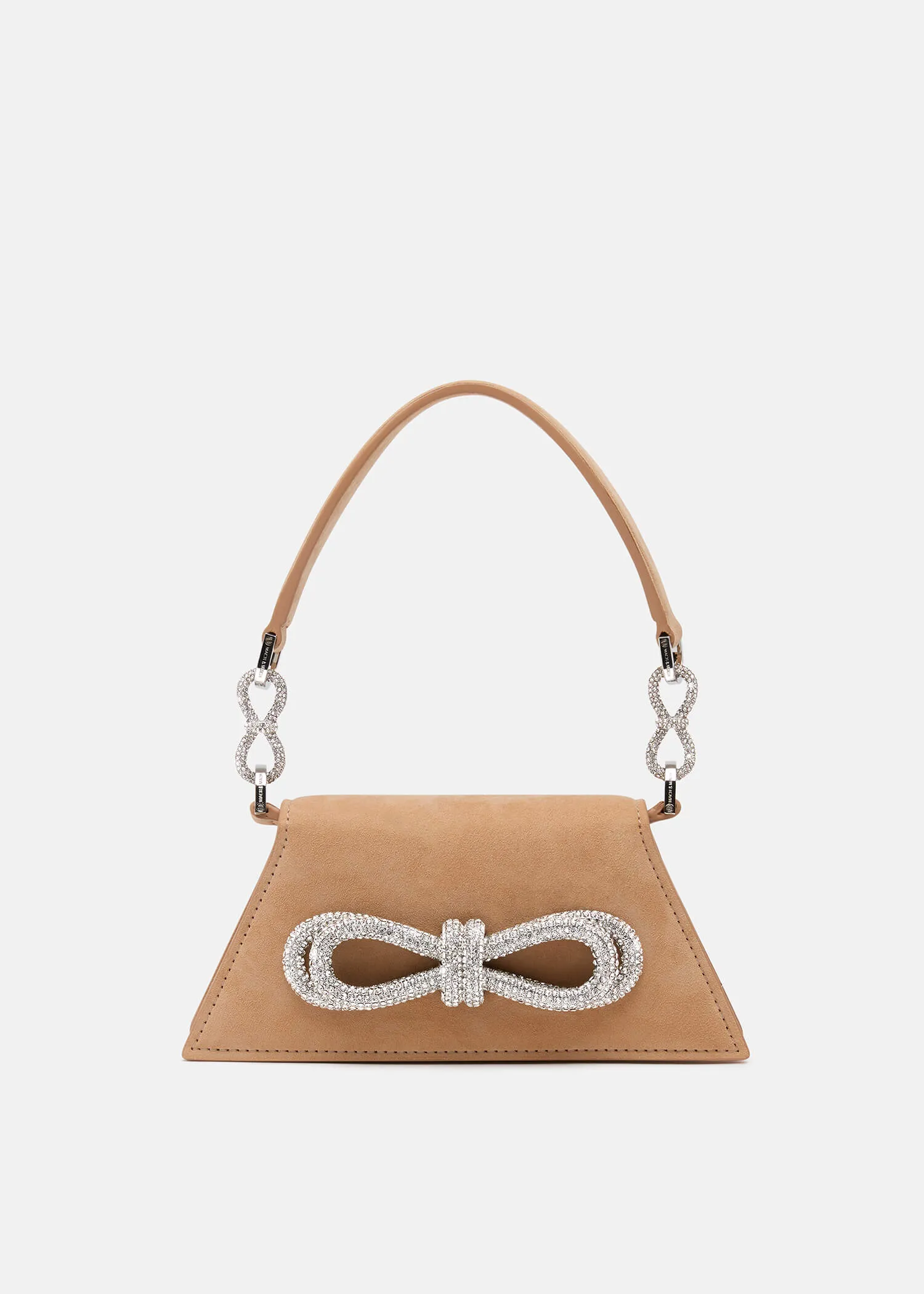 Double Bow Samantha Suede Small sold by MACH & MACH