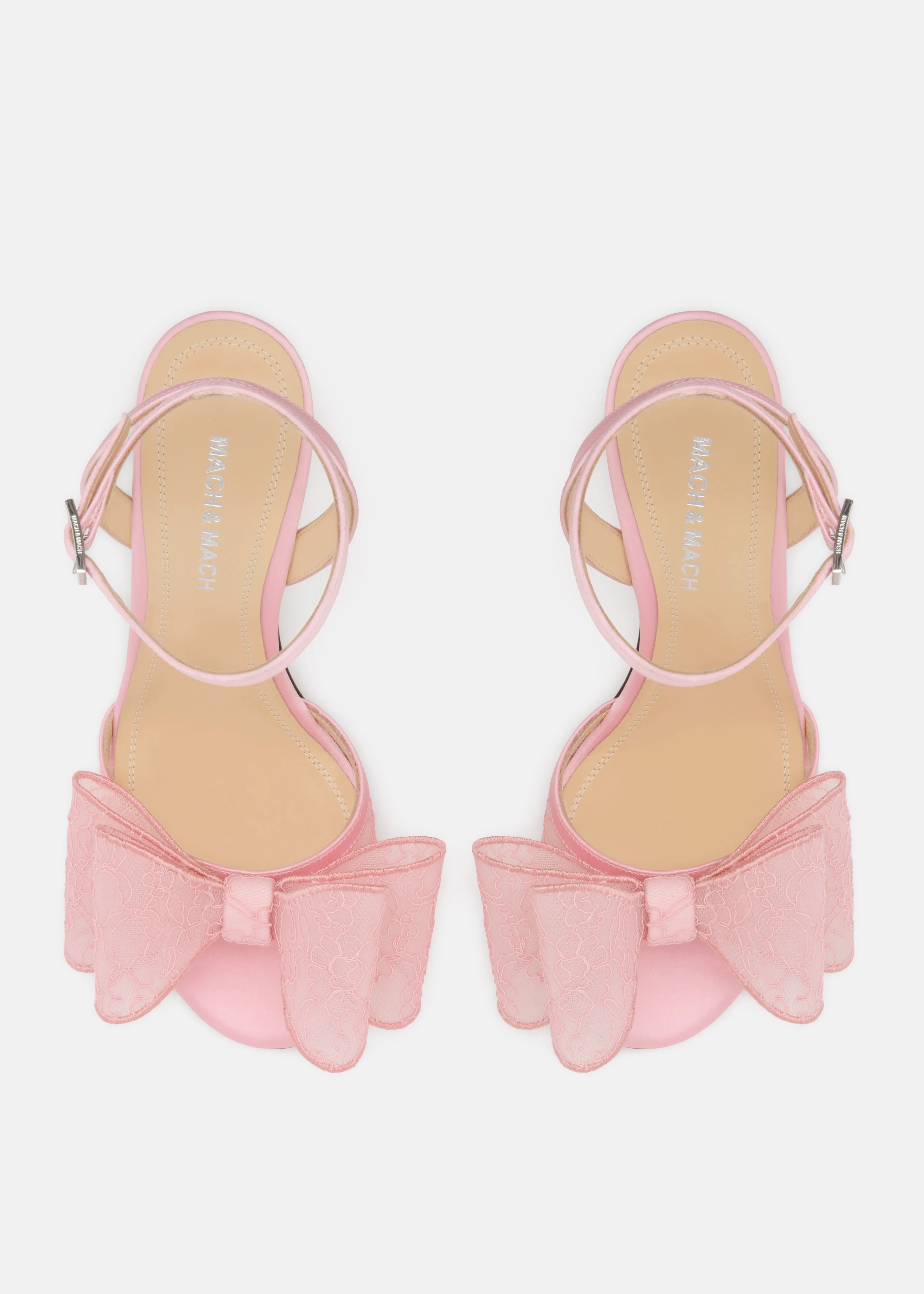 Le Cadeau Pink Lace Sandals sold by MACH & MACH product image thumbnail 2