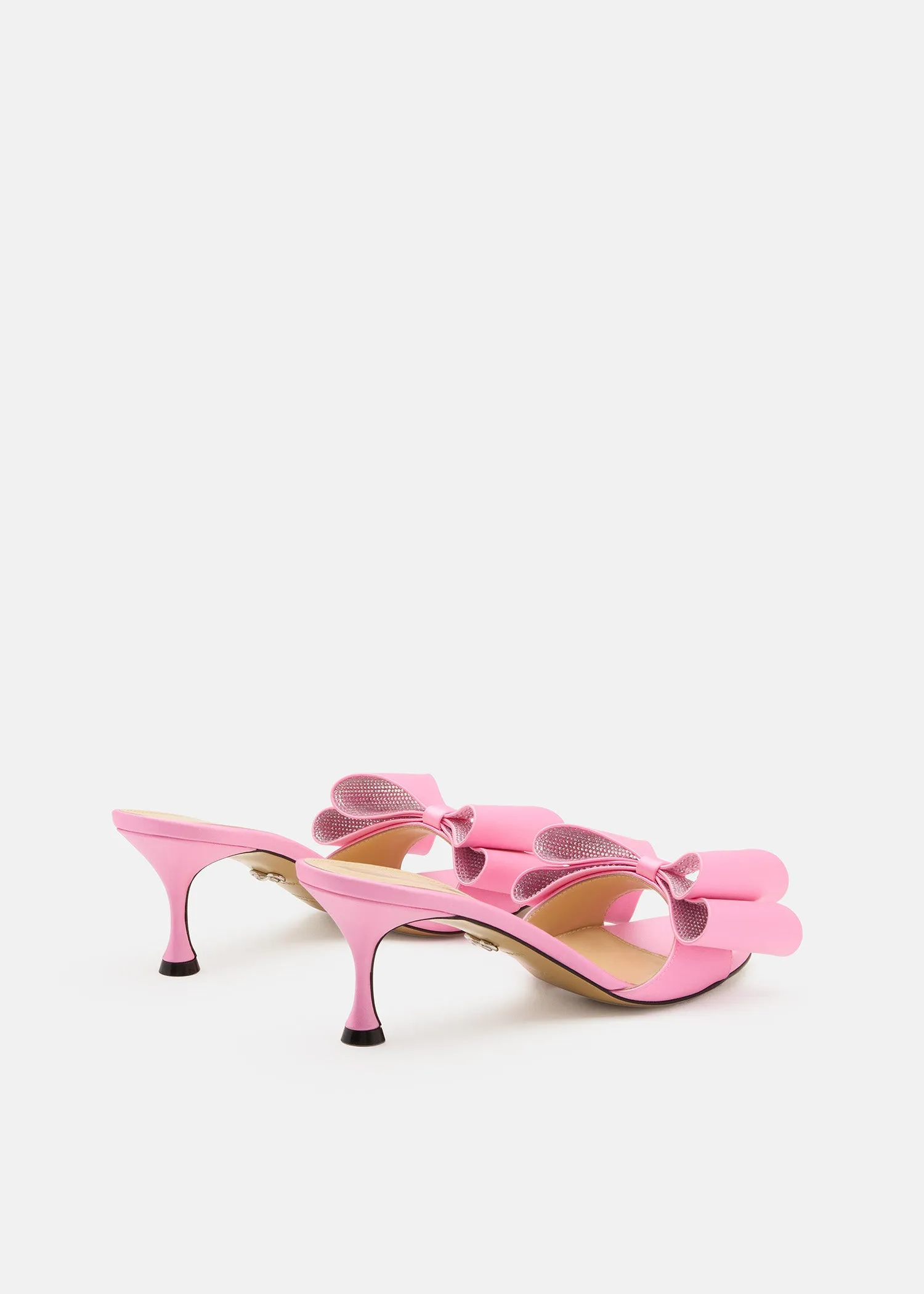 Le Cadeau Satin Kitten Heel Mules sold by MACH & MACH product image thumbnail 4