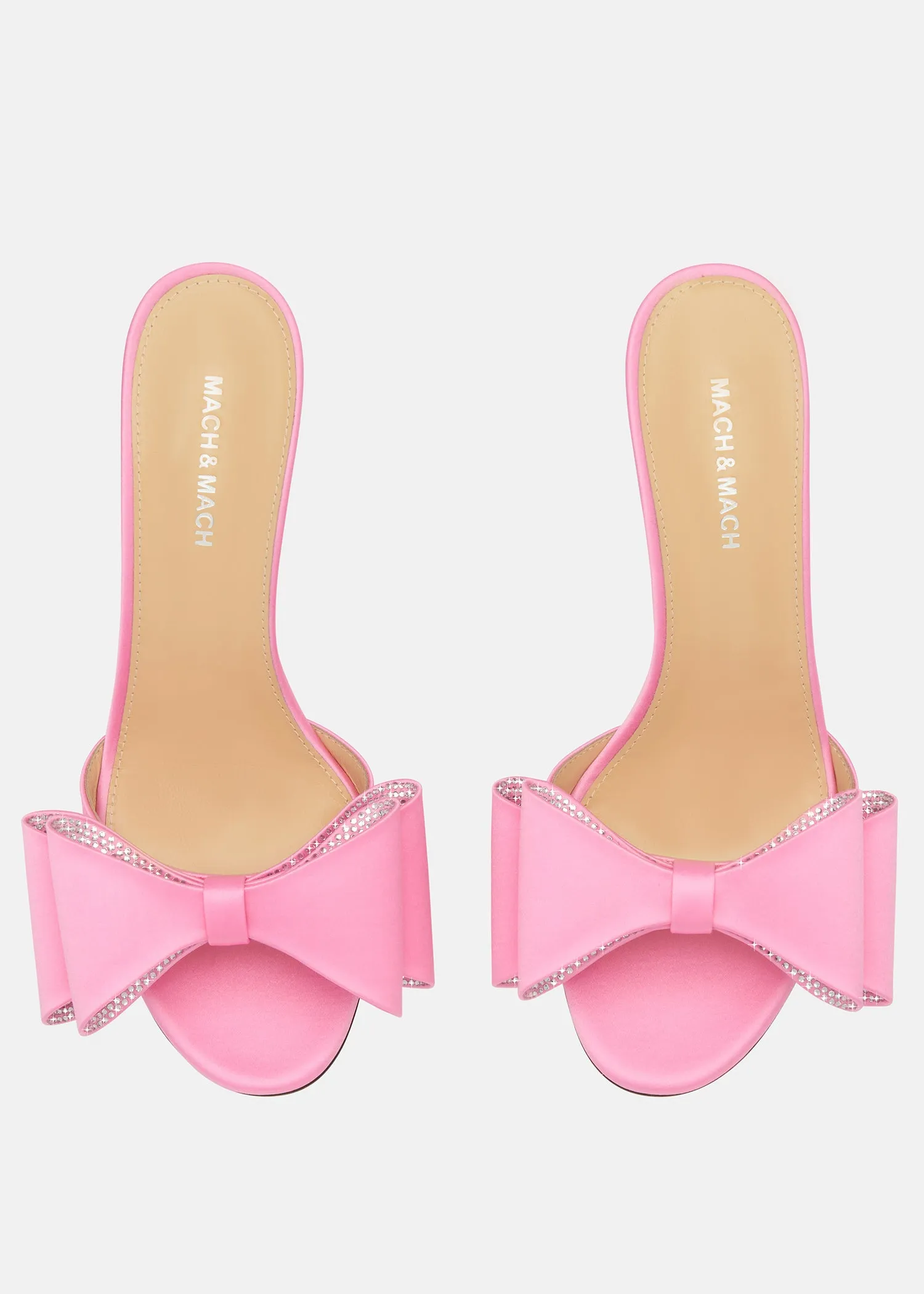 Le Cadeau Satin Kitten Heel Mules sold by MACH & MACH product image thumbnail 2