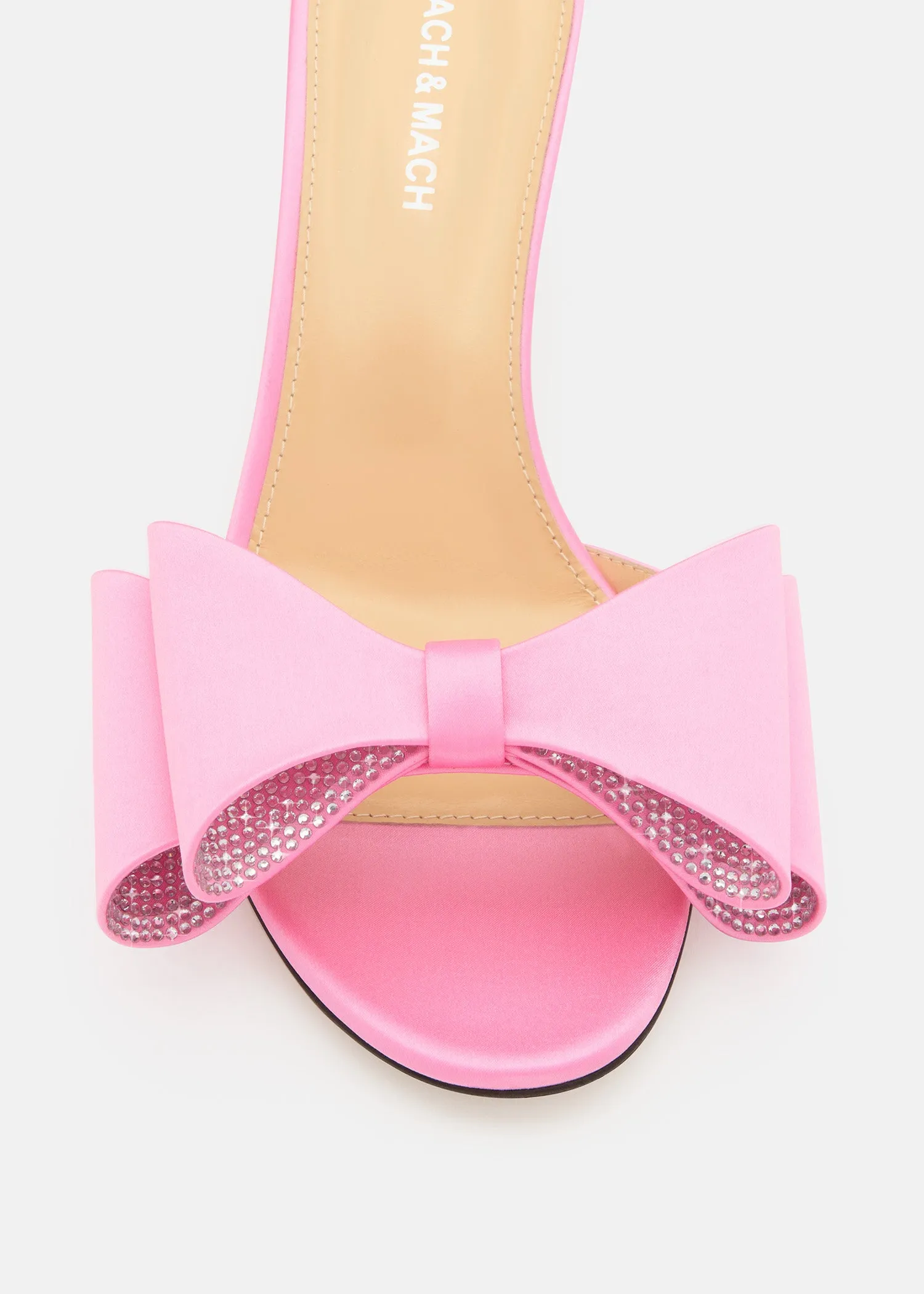 Le Cadeau Satin Kitten Heel Mules sold by MACH & MACH product image thumbnail 5