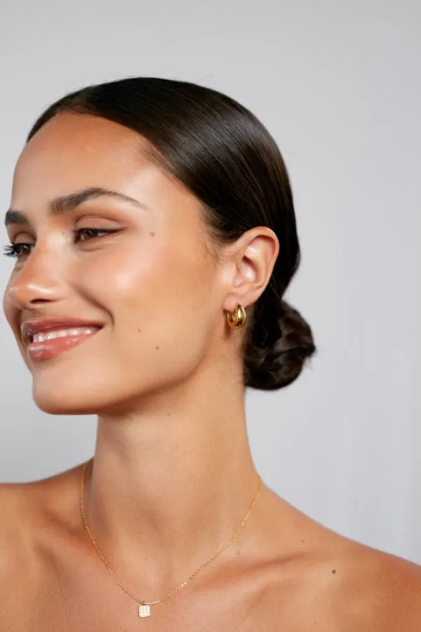 Golden Curve Hoops Petit sold by Anni Lu product image thumbnail 2