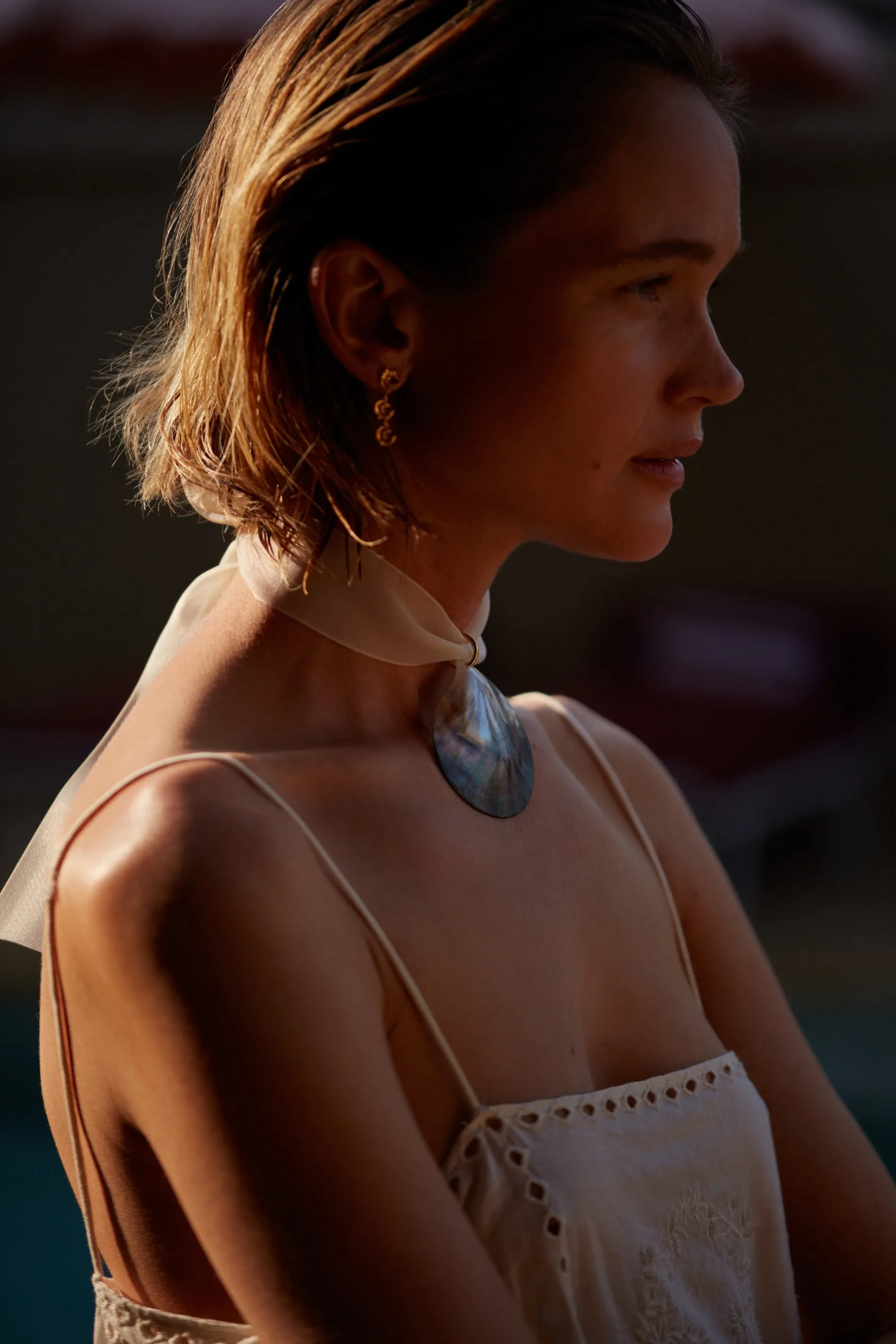 Golden Shell Necklace sold by Anni Lu product image thumbnail 5