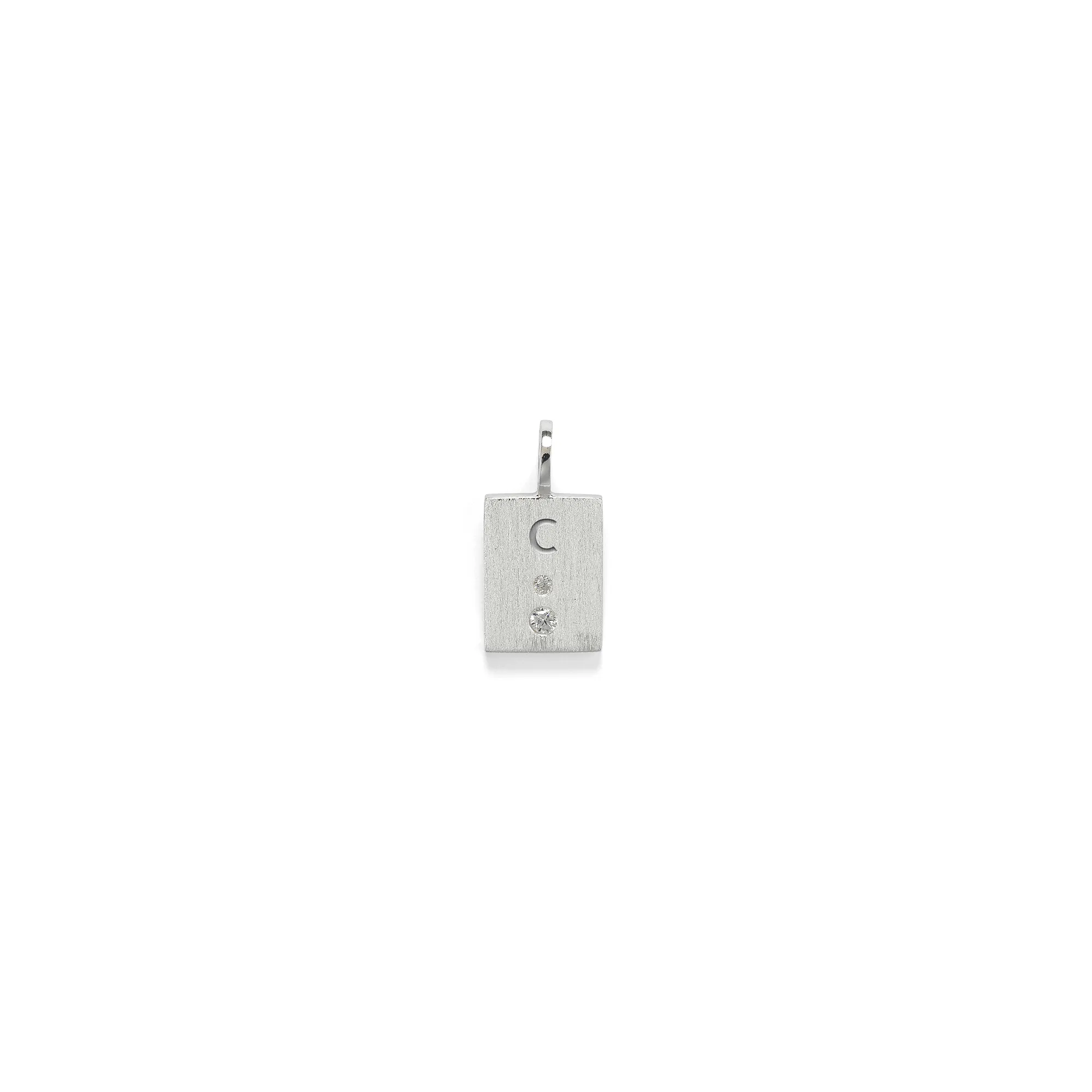 In Character Initial Pendant (a-å) - Silver sold by Anni Lu product image thumbnail 3
