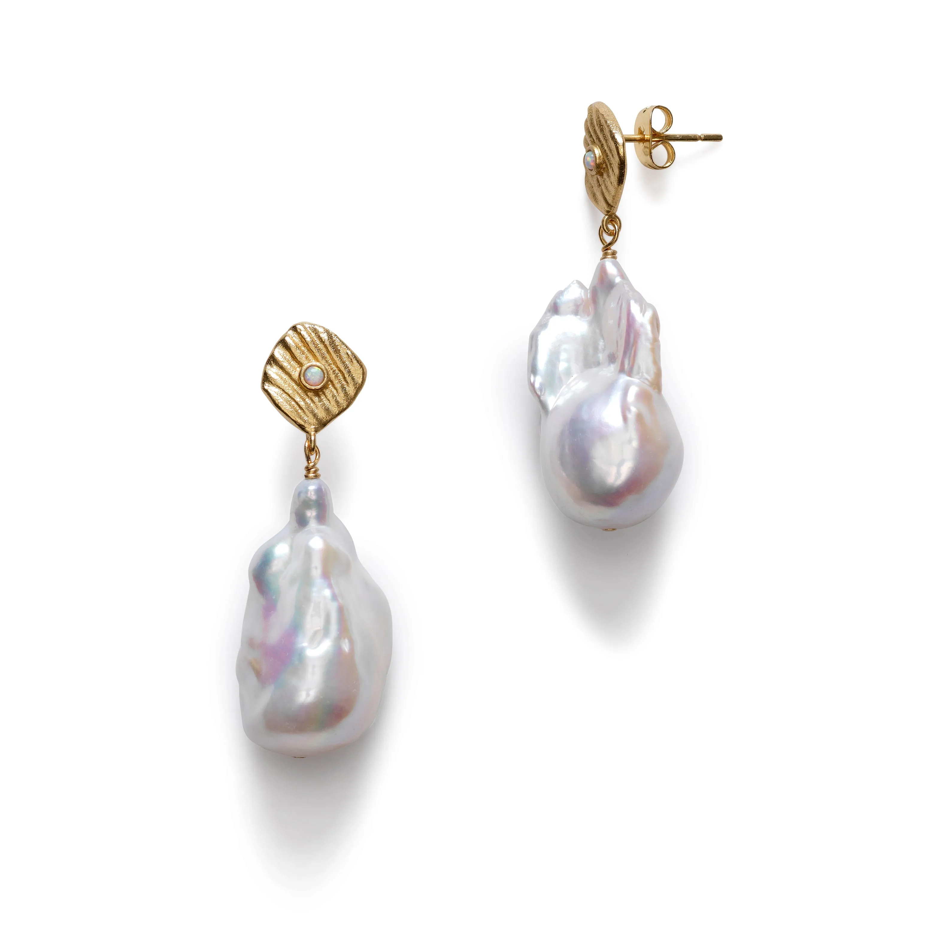 Jet-set Baroque Pearl Earrings sold by Anni Lu product image thumbnail 3