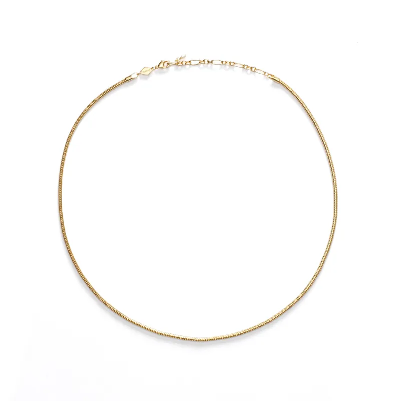 Golden Mamba Necklace made by Anni Lu
