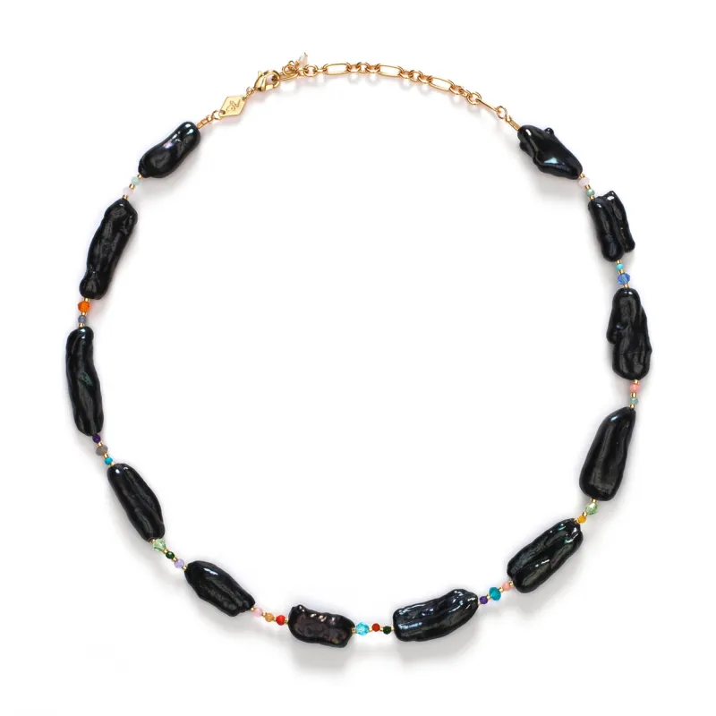 Rock & Sea Necklace - Black Circus sold by Anni Lu