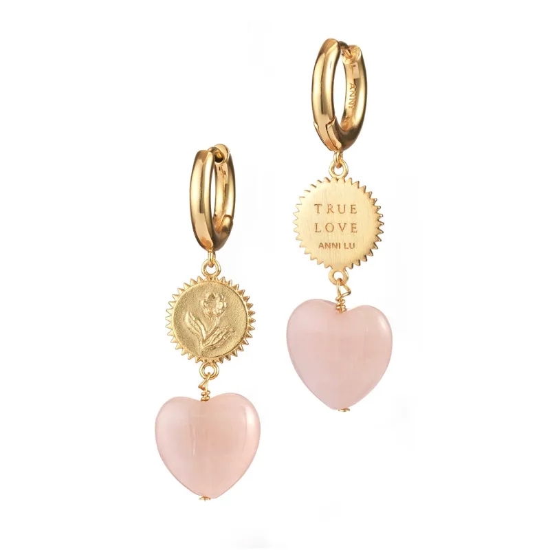 Heart of True Love Earrings made by Anni Lu