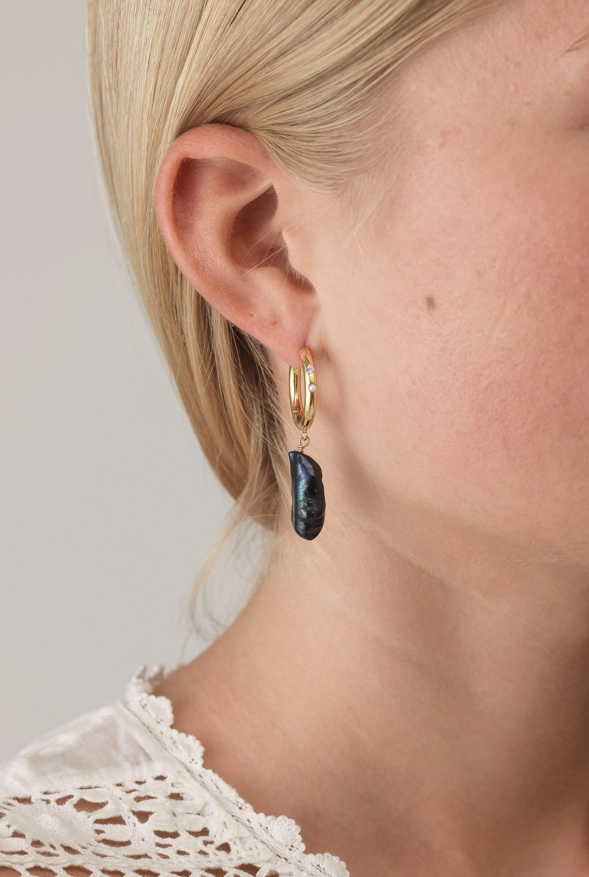 Diamonds and Pearls Earrings sold by Anni Lu product image thumbnail 4