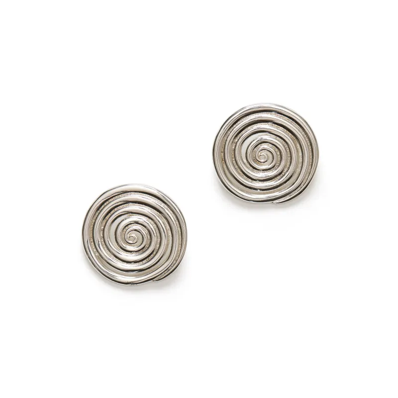 Spiral Earring - Silver made by Anni Lu