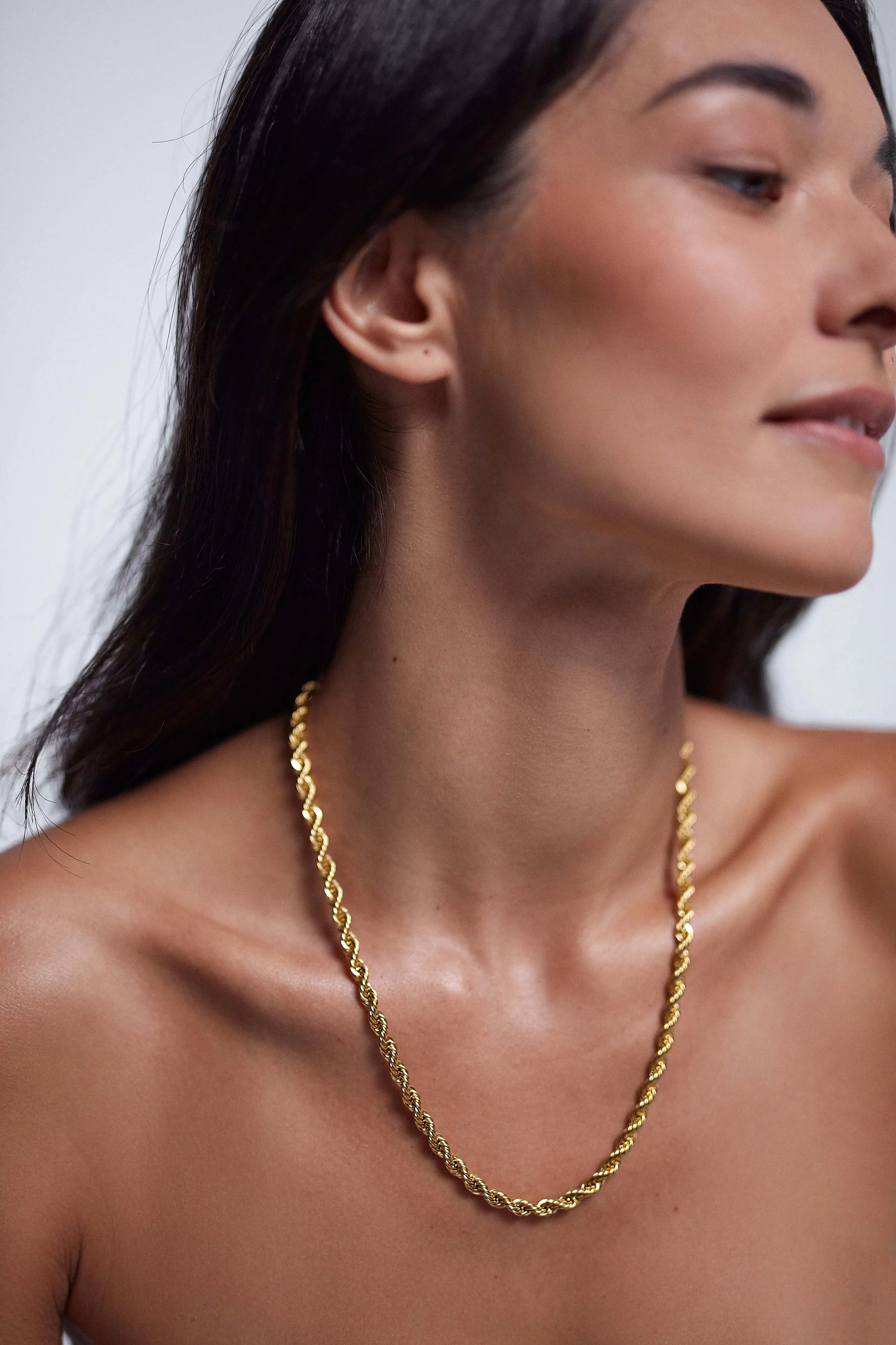 Golden Rope Necklace sold by Anni Lu product image thumbnail 3