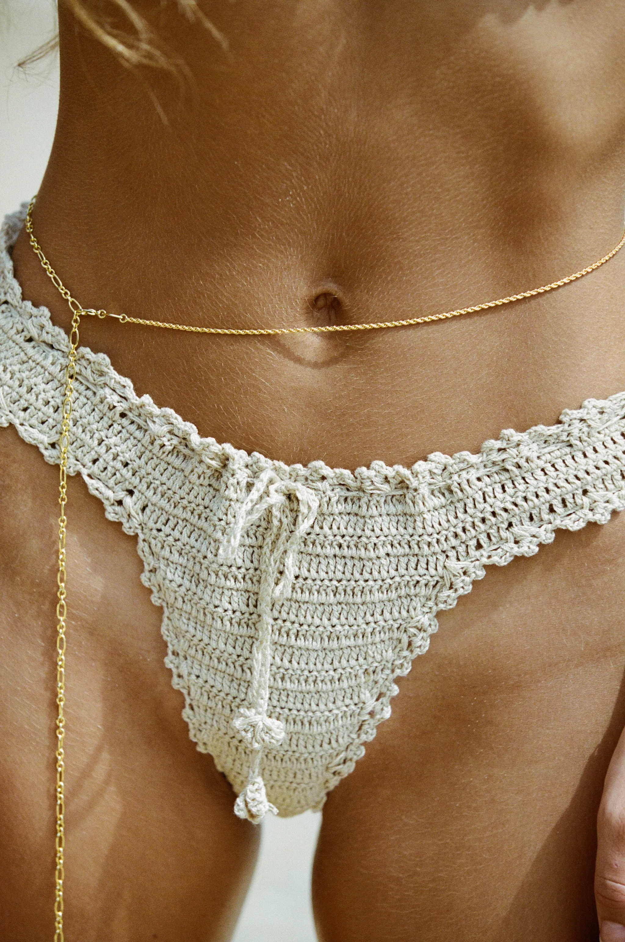 String of Gold Bellychain sold by Anni Lu product image thumbnail 2