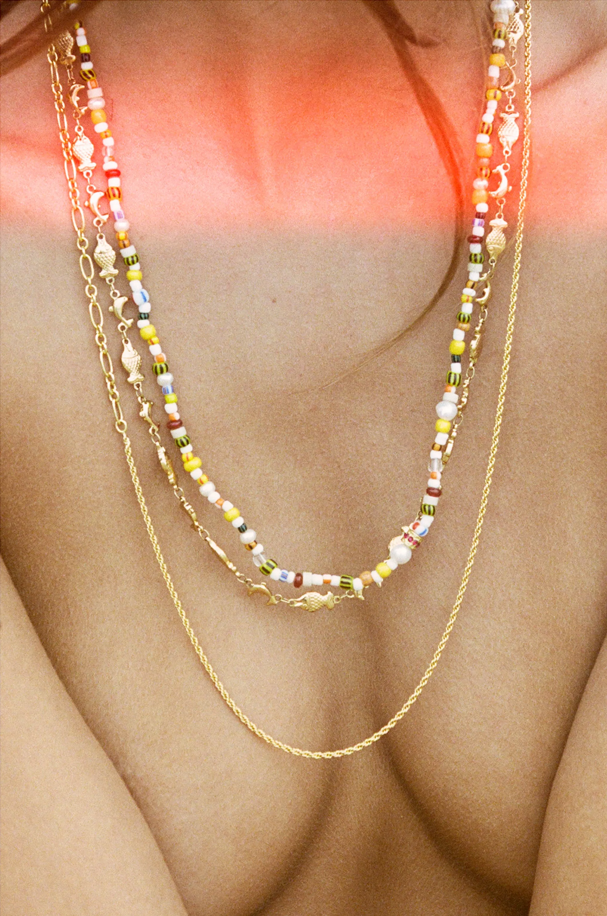 String of Gold Bellychain sold by Anni Lu product image thumbnail 3