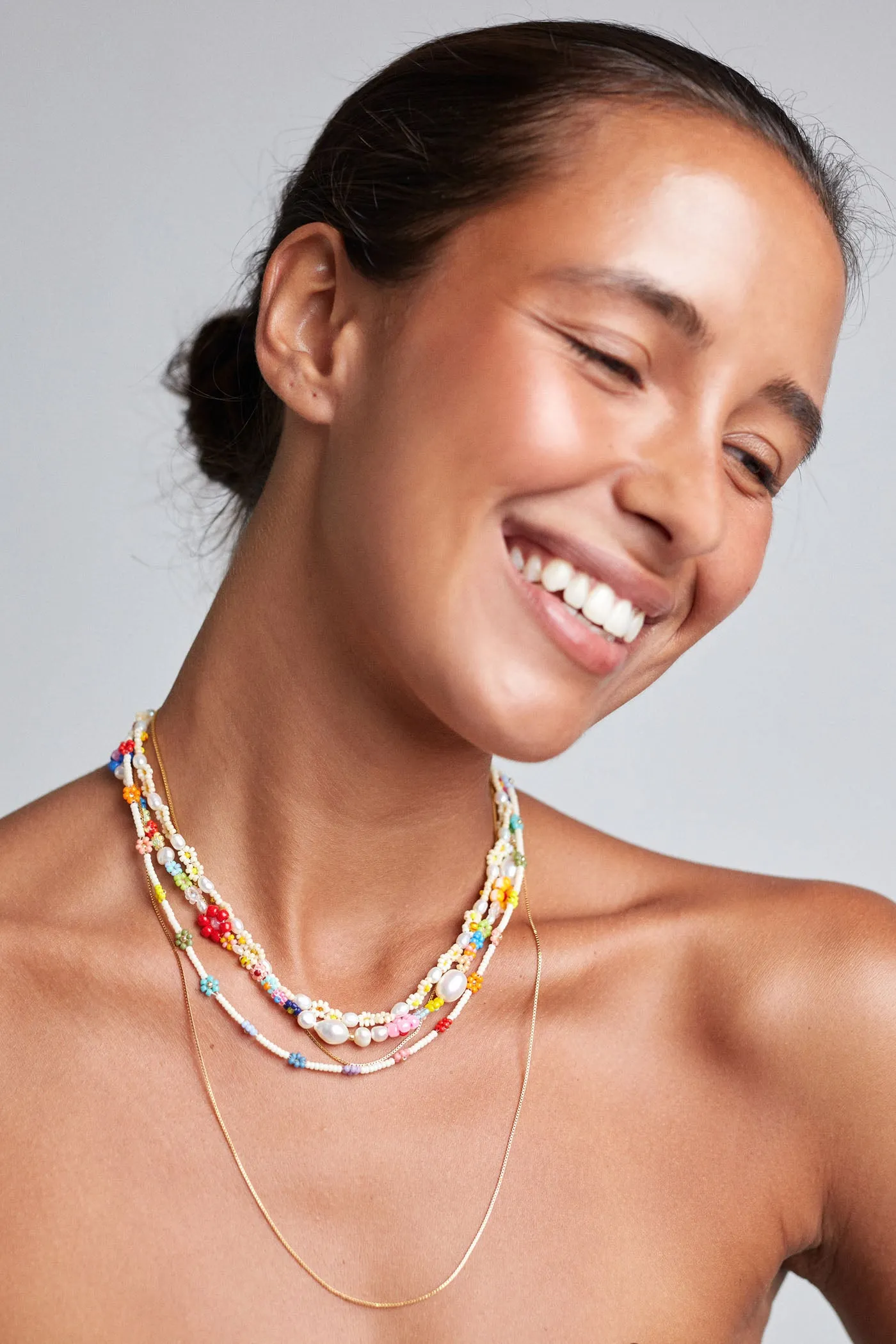 Box Chain Necklace - Gold sold by Anni Lu product image thumbnail 5